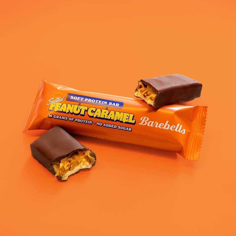 Barebells High Protein Soft Bar - 12 Pack (55g Each) | Low Sugar, Gluten Free Snack for Workout Recovery, Weight Loss & On-the-Go Energy