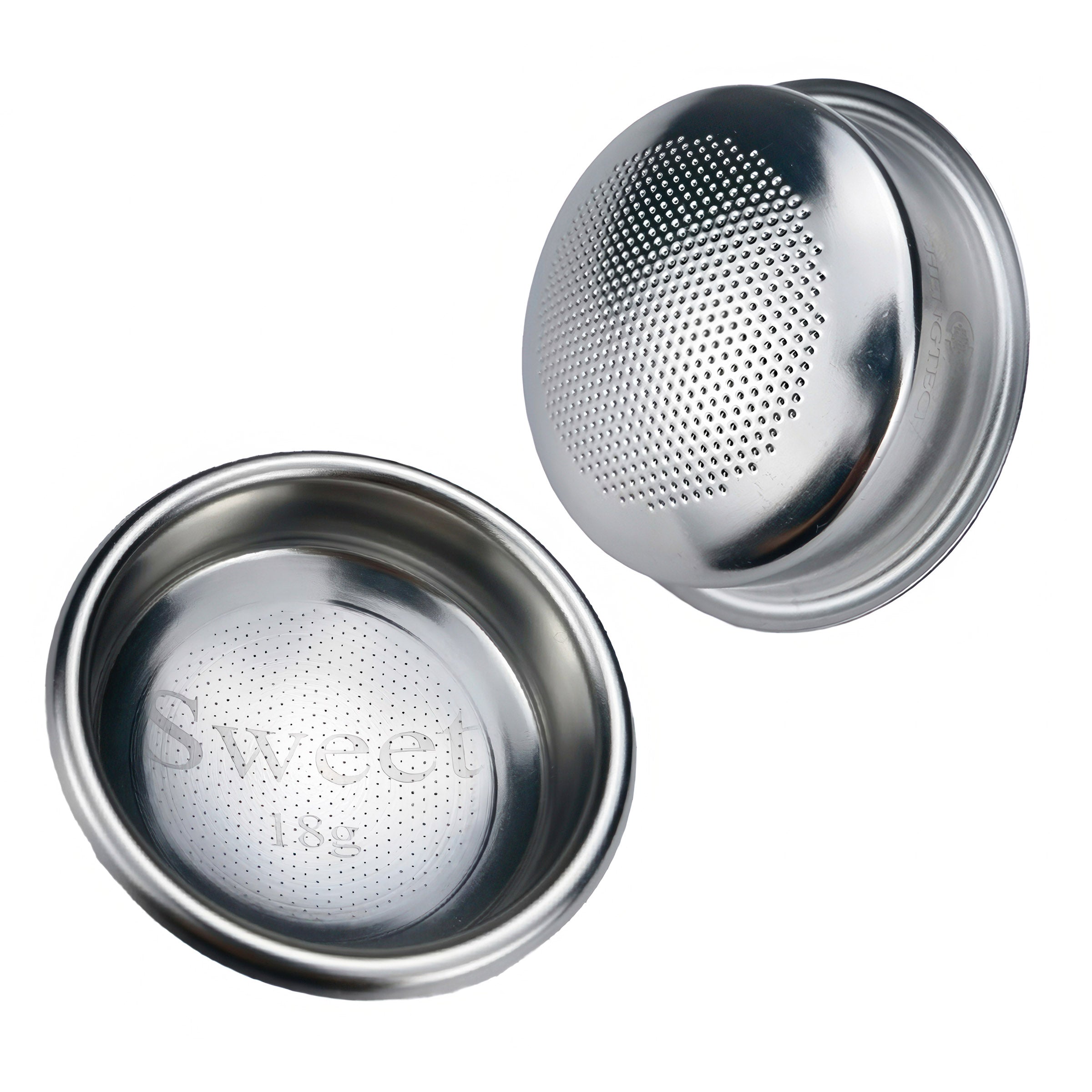 58mm Spherical Portafilter Basket - No Groove Design for Espresso Machines | Perfect for Home Baristas & Coffee Shops | Compatible with E61 Group Heads & Commercial Espresso Makers
