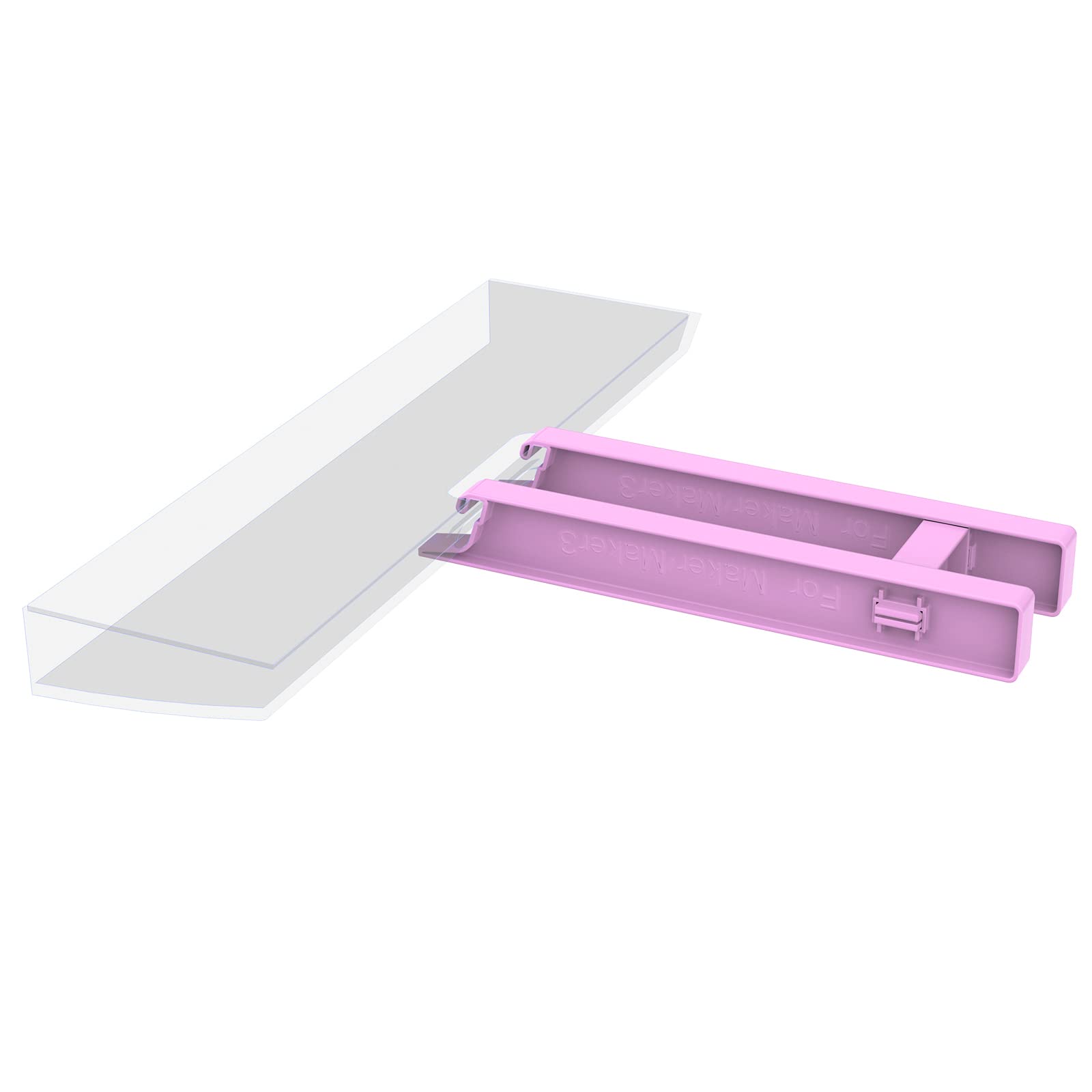 Premium Extension Tray for Cricut Maker 3 & Maker - Cutting Mat Extender Support with Non-Slip Surface (Pink) | Perfect for DIY Crafts, Scrapbooking & Vinyl Projects