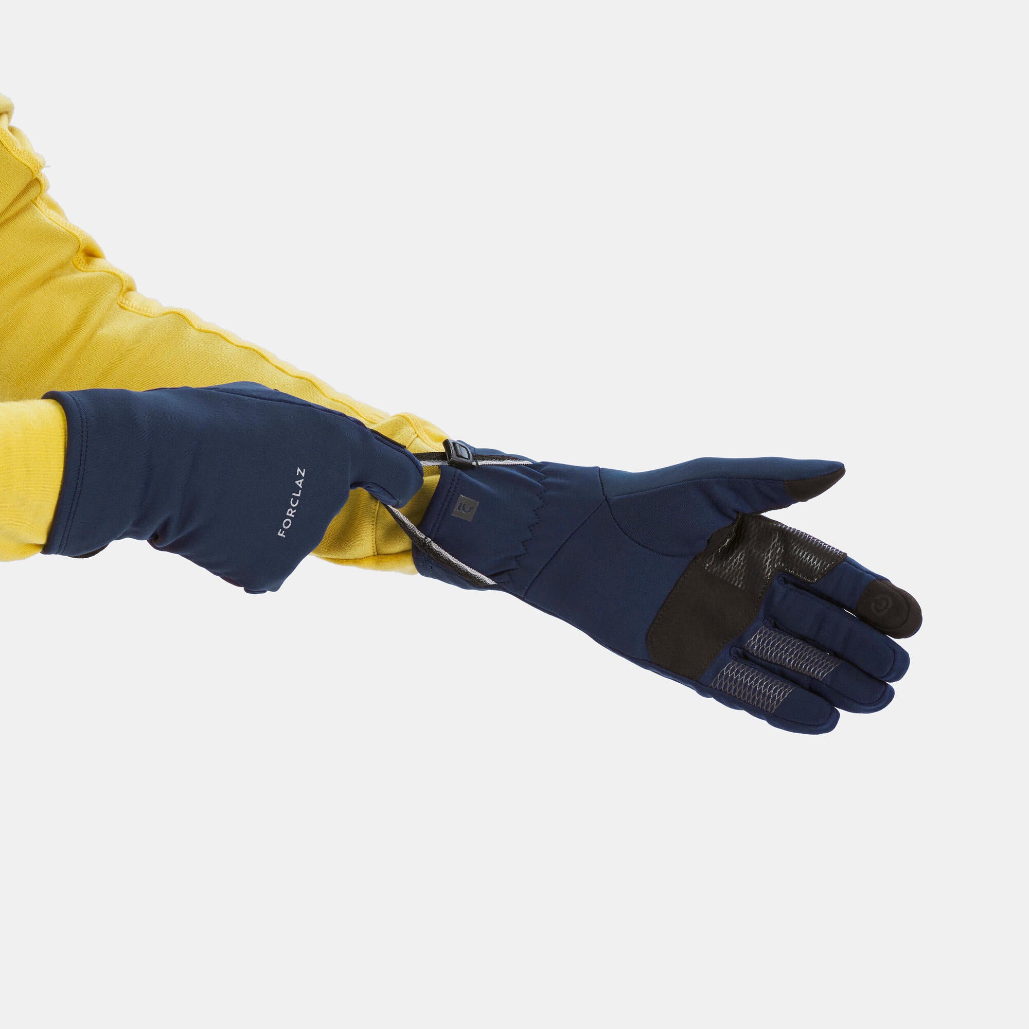 Forclaz MT500 Touchscreen Backpacking Gloves for Adults - Stretchable & Durable for Hiking, Camping & Outdoor Adventures