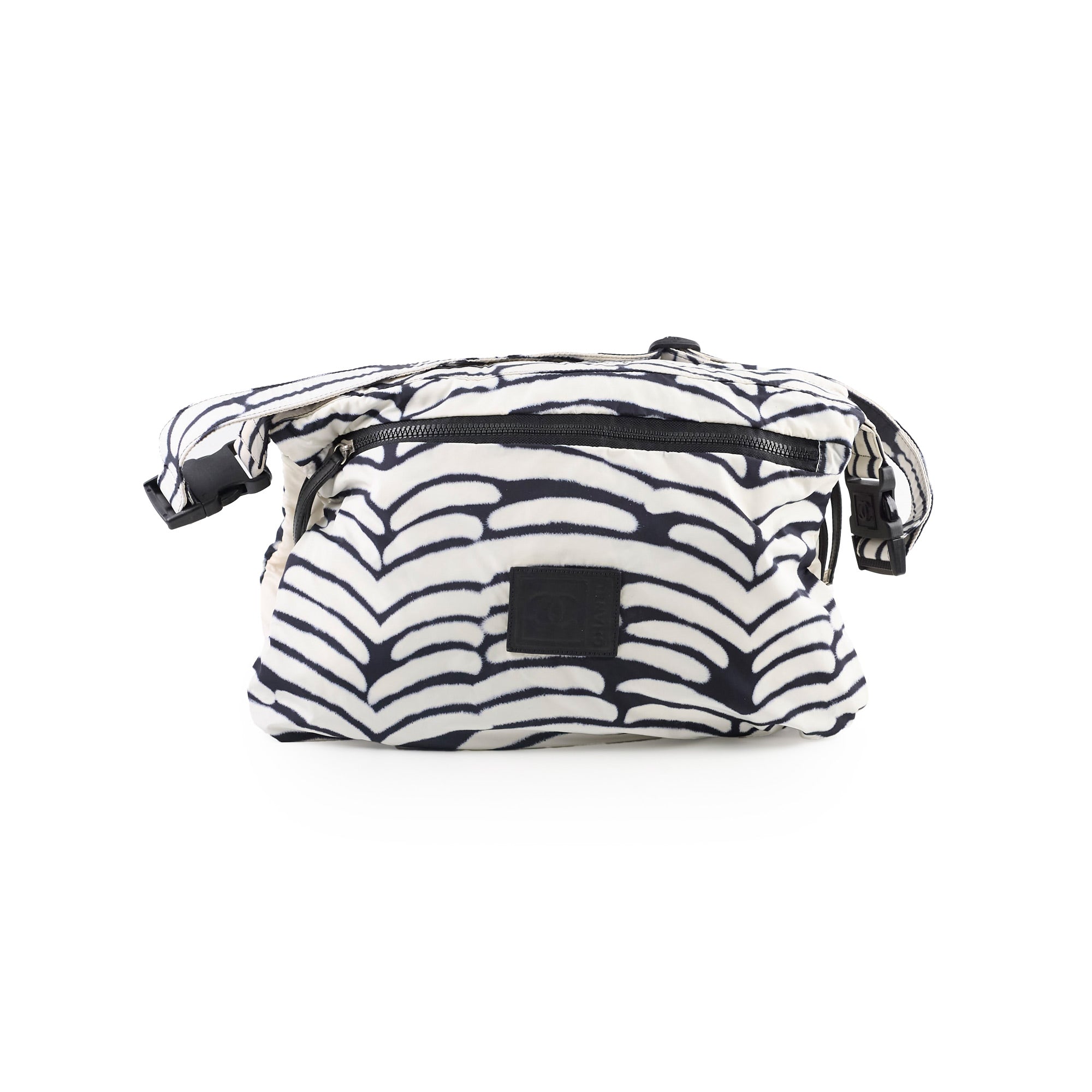 Chanel Sport CC CoCo Mark Shoulder Bag Black/White - Luxury Designer Crossbody Purse for Women, Perfect for Gym, Travel & Everyday Use