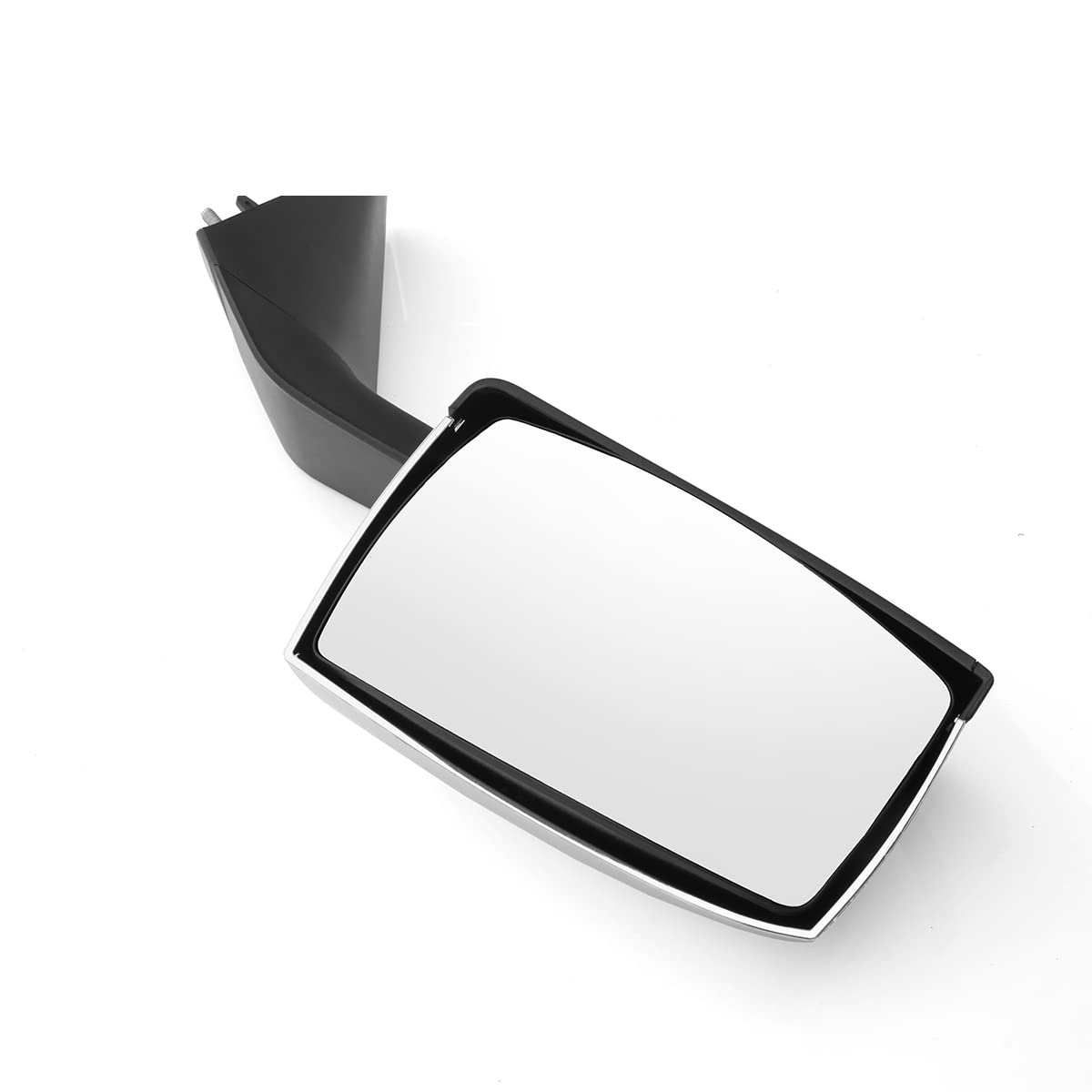 Volvo VNL Hood Mirror Assembly Replacement (2004-2014) - Left Driver Side Chrome Truck Mirror with Arm - Perfect for Volvo VNL Long Haul Trucks & Highway Safety