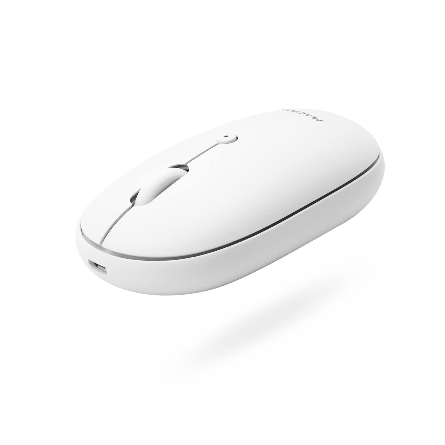 Macally Wireless Bluetooth Mouse - Rechargeable, Quiet & Ergonomic for MacBook Air/Pro, iMac, iPad, Windows PC - Perfect for Office, Home & Travel Use