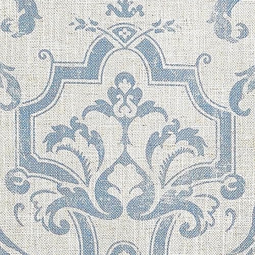 Baroque | Blue on Flax
