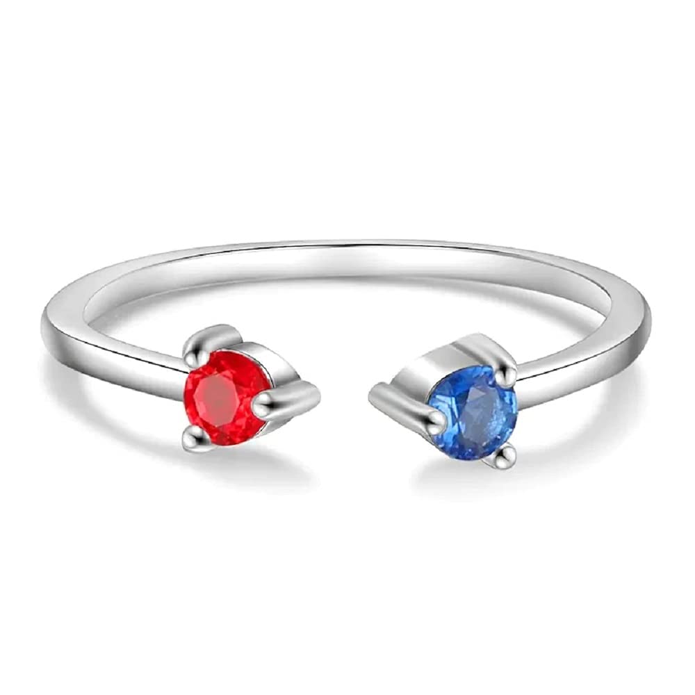 Birthstone Ring for Kids & Family - Mother's Day & Birthday Gift