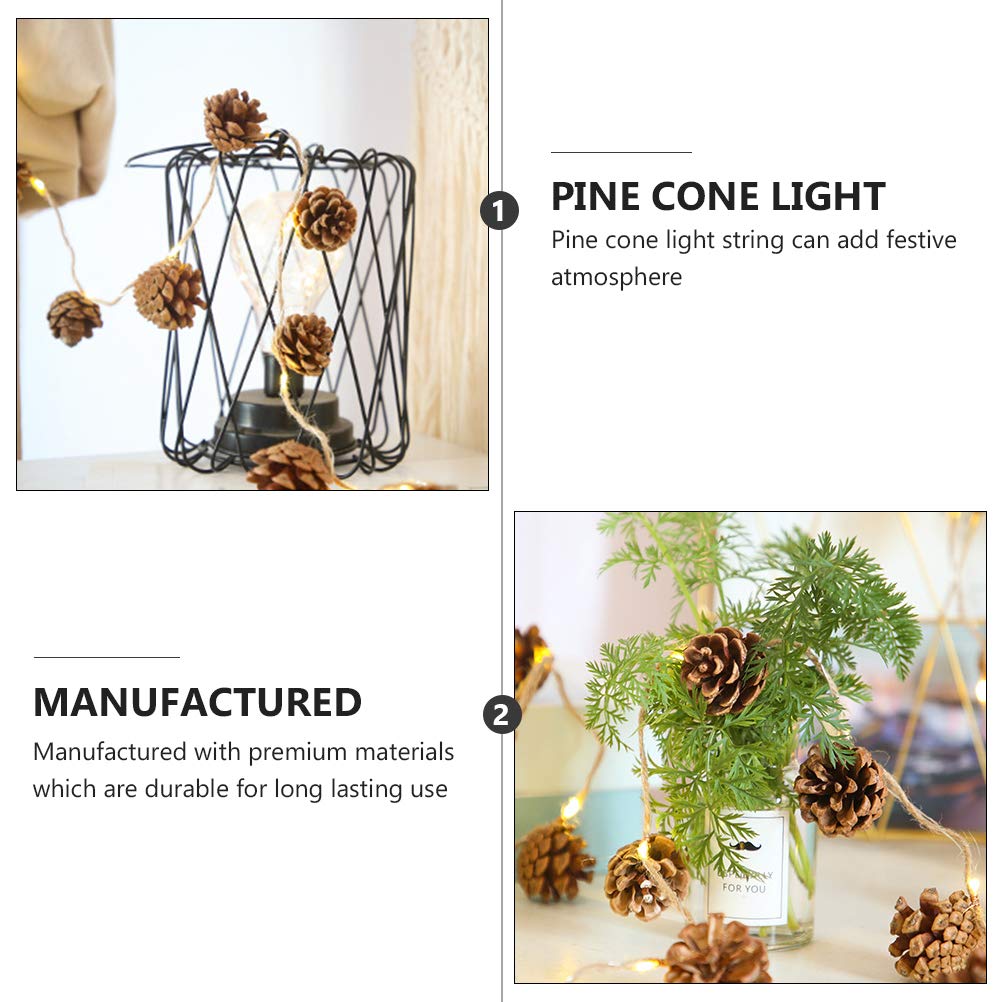 Totority 1 Set Beautiful LED String Lights - Battery-Free Decorative Fairy Lights for Bedroom, Wedding, Party & Outdoor Decor