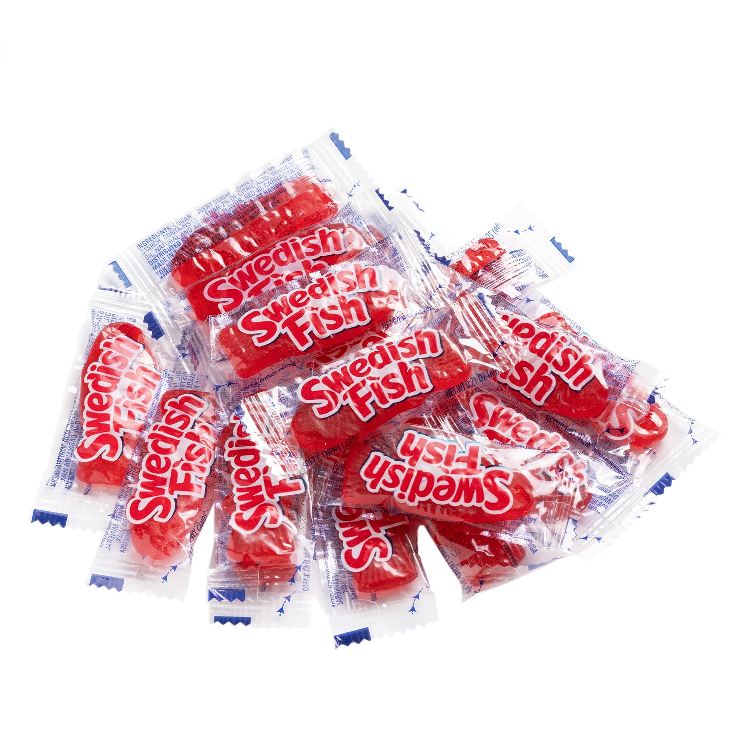 Swedish Fish 240-Piece Grab-and-Go Candy Snacks Box - Bulk Gummy Candy for Office, Party, Movie Night & Road Trips - Perfect Reception Treats & Sweet Snacks