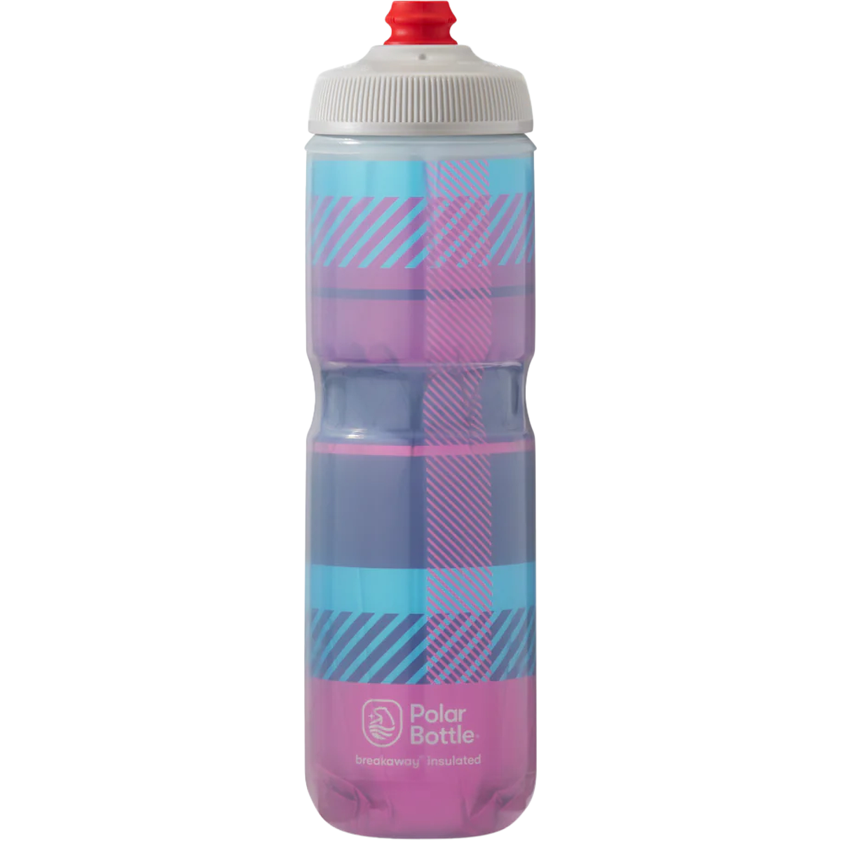 24 oz Insulated Breakaway Tartan Water Bottle - Leak Proof, BPA Free, Perfect for Gym, Hiking & Outdoor Activities