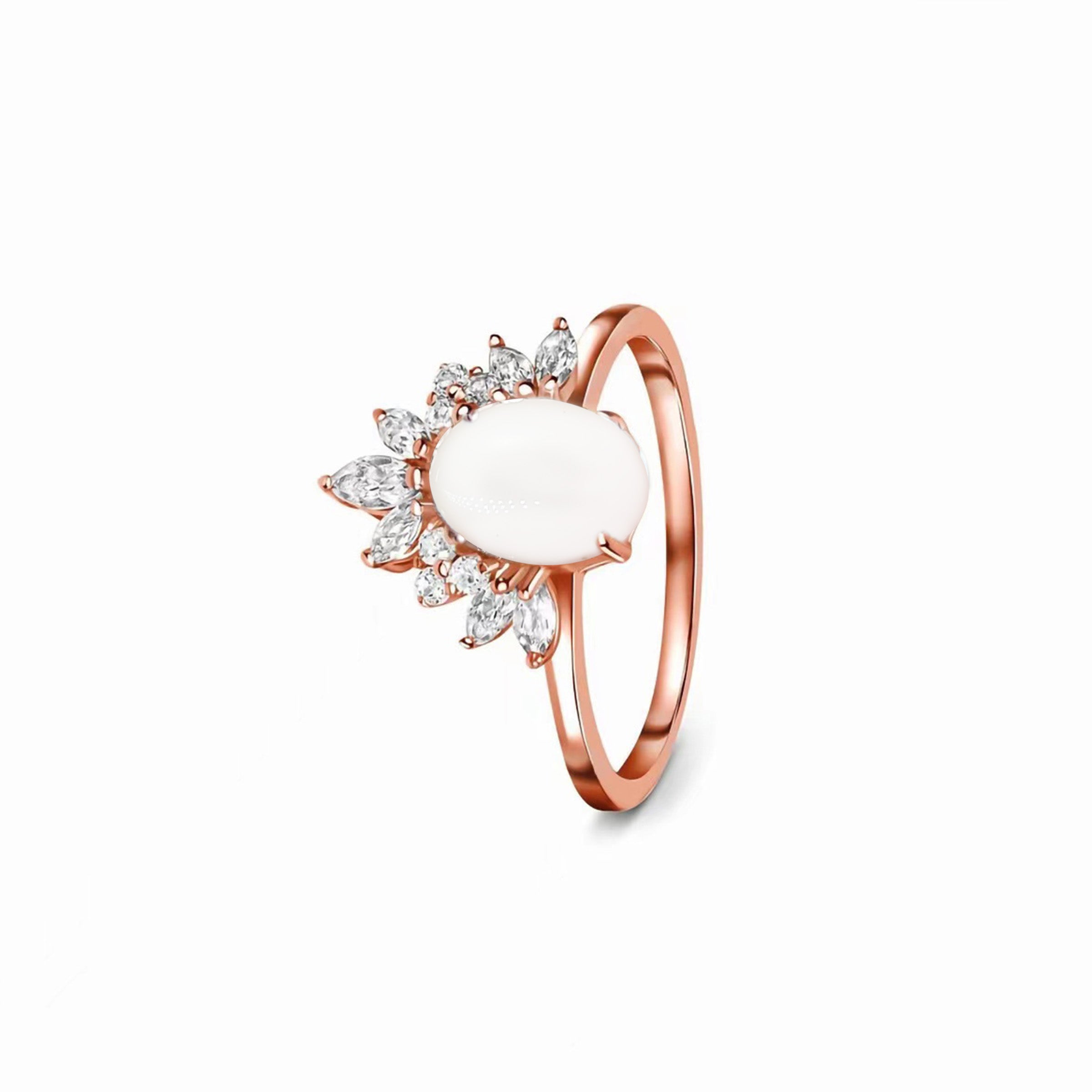 Radiant Crown Breastmilk Ring - Elegant Keepsake Jewelry for Moms | Perfect for Breastfeeding Mothers, Baby Showers & Mother's Day Gifts