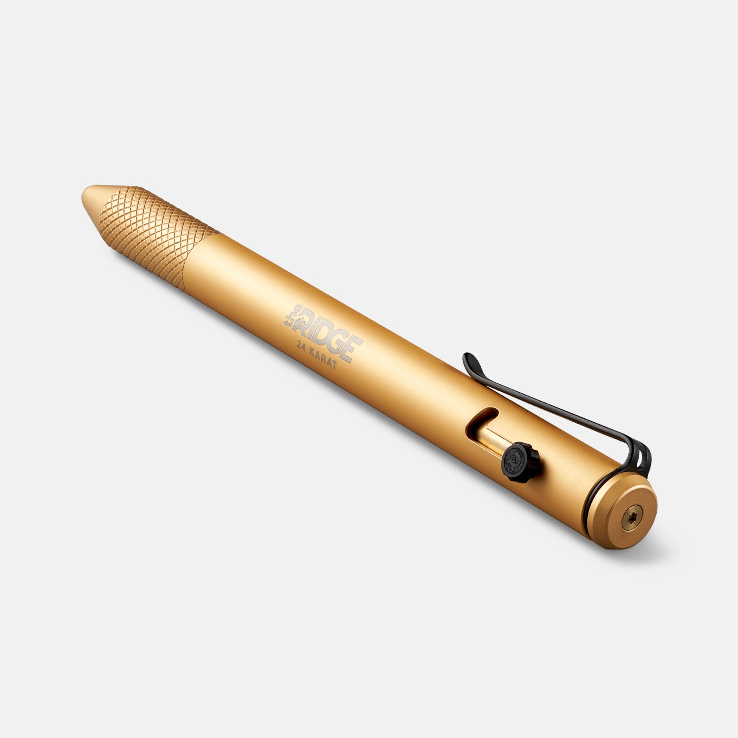 Premium Ridge Bolt Action Pen - 24K Gold Plated Tactical EDC Pen for Writing, Gifts & Everyday Carry | Perfect for Office, Travel & Outdoor Adventures