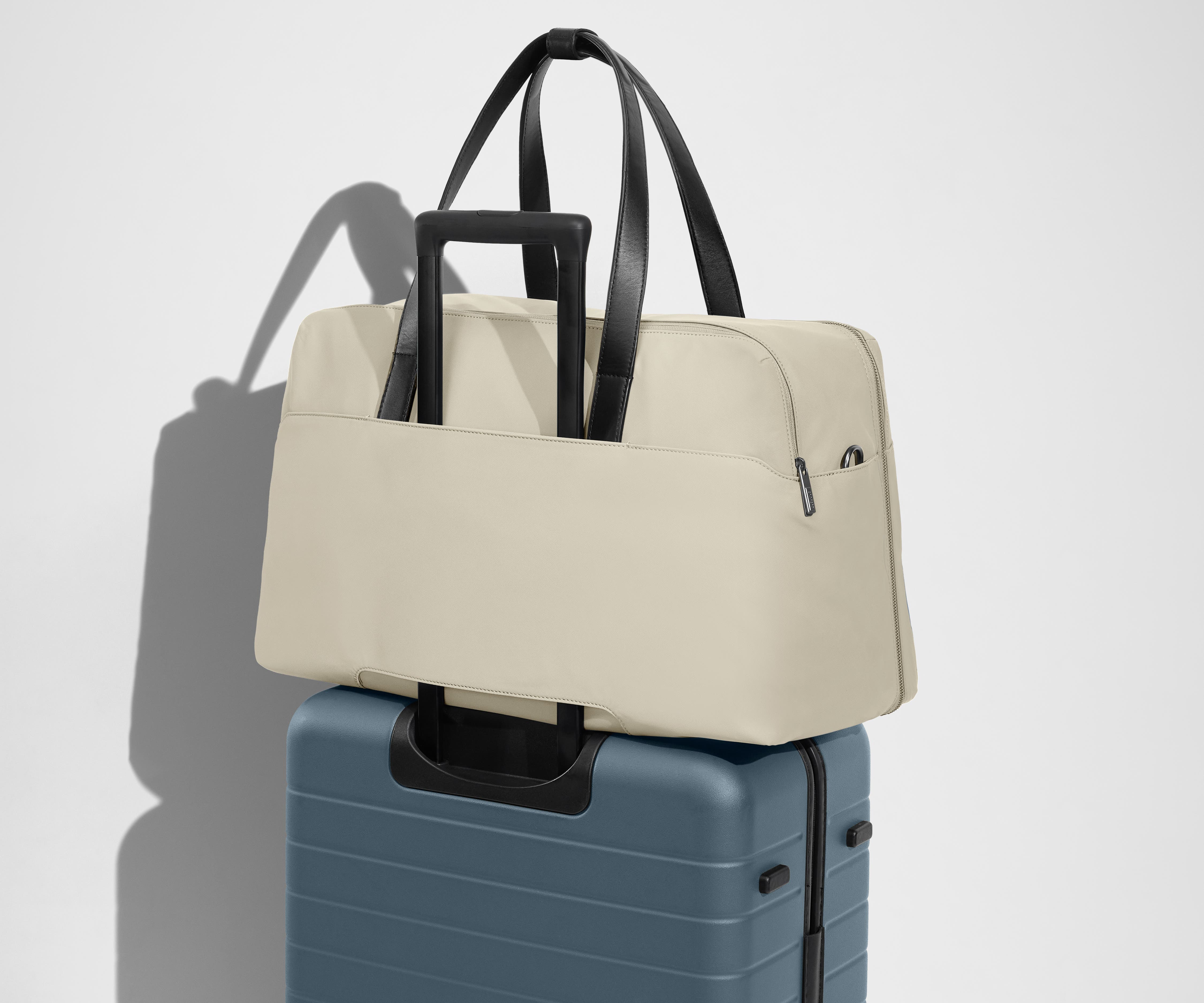The Weekender Duffle Bag in Salt White - Perfect for Travel, Gym & Weekend Getaways