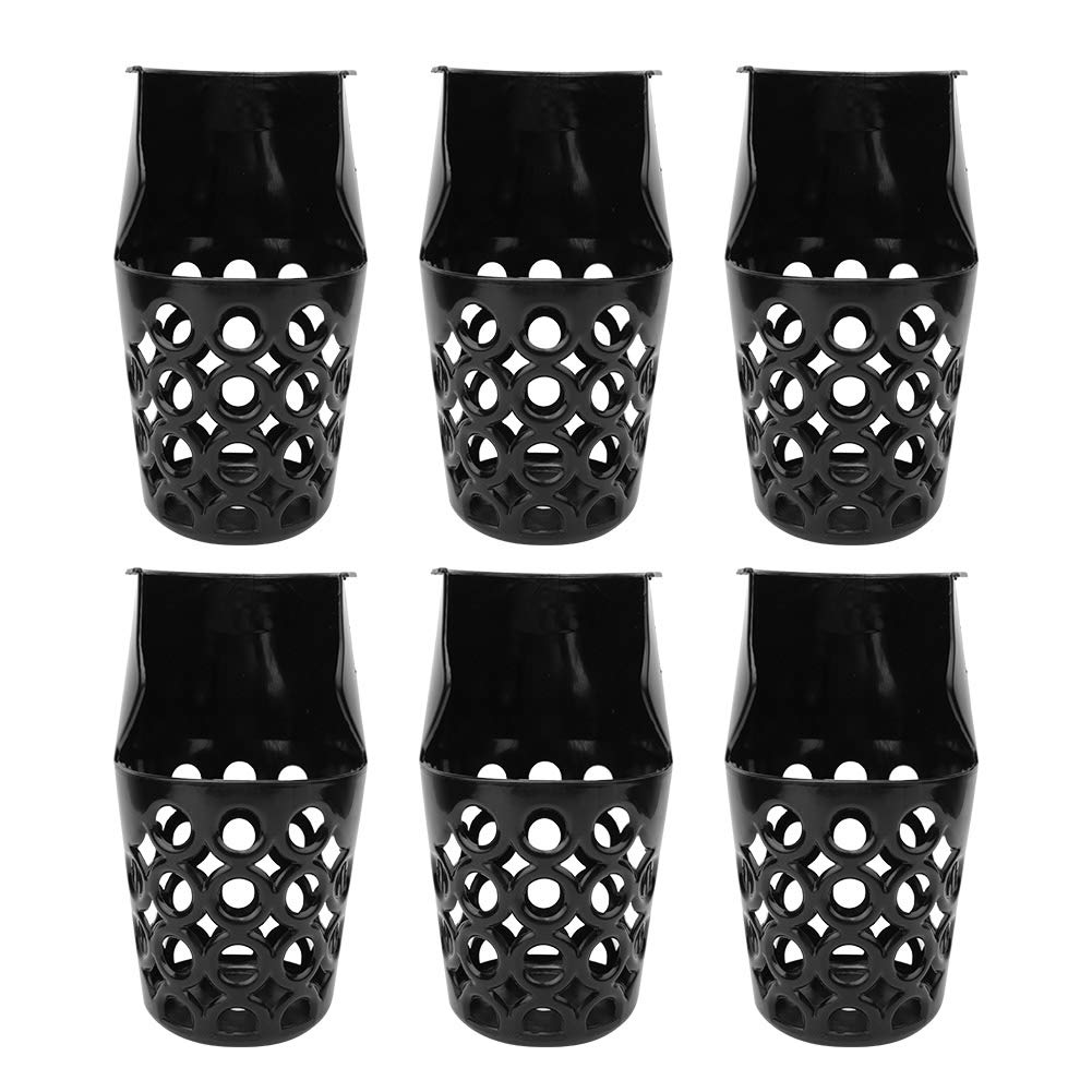 6PCS Plastic Snooker Baskets - Durable Pool Table Pockets for Billiards & Snooker (24cm) - Convenient Storage Solution for Game Rooms, Bars, and Home Entertainment Spaces
