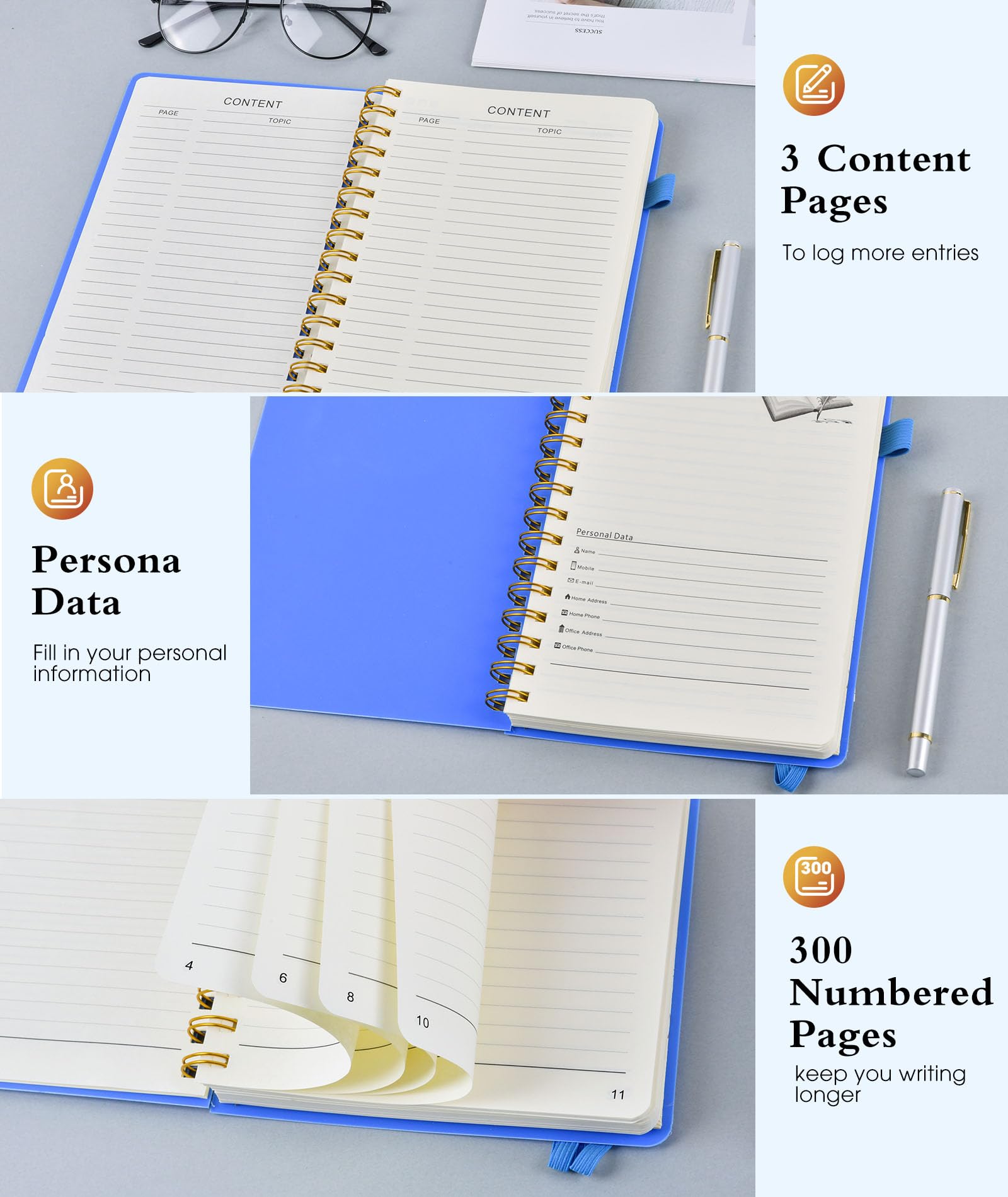 Premium A5 Spiral Notebook 5.8