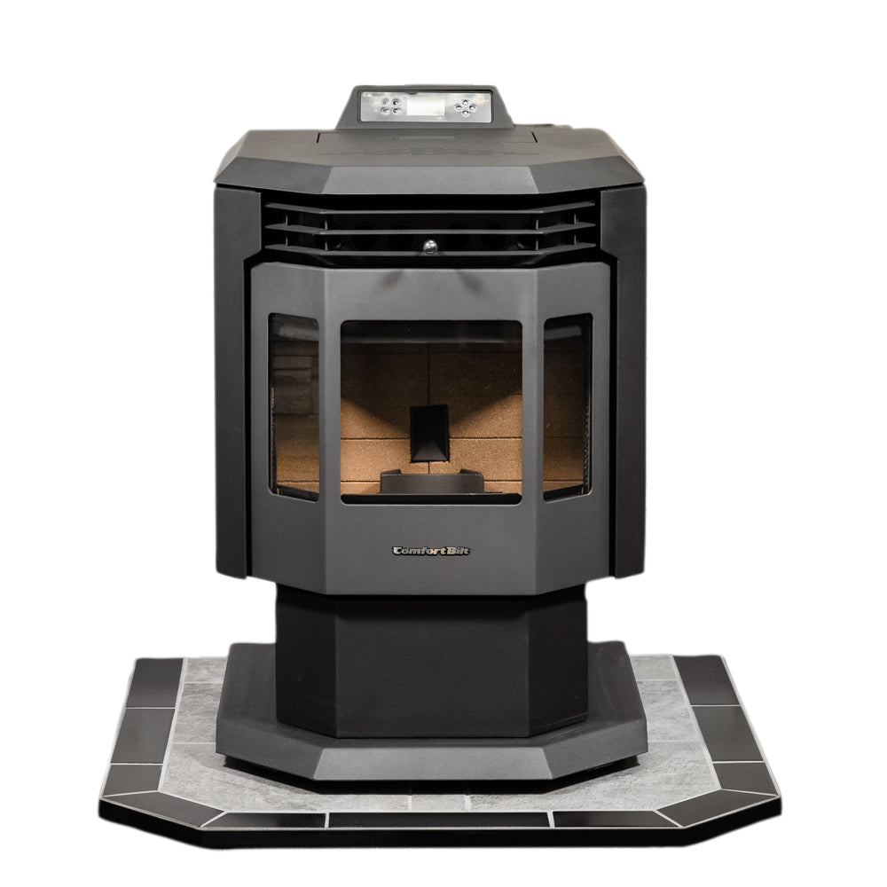 ComfortBilt Flatwall Hearth Pad - Fireplace Protector for Hardwood Floors - Winter Shadow Design - Perfect for Living Rooms, Bedrooms & Winter Home Decor