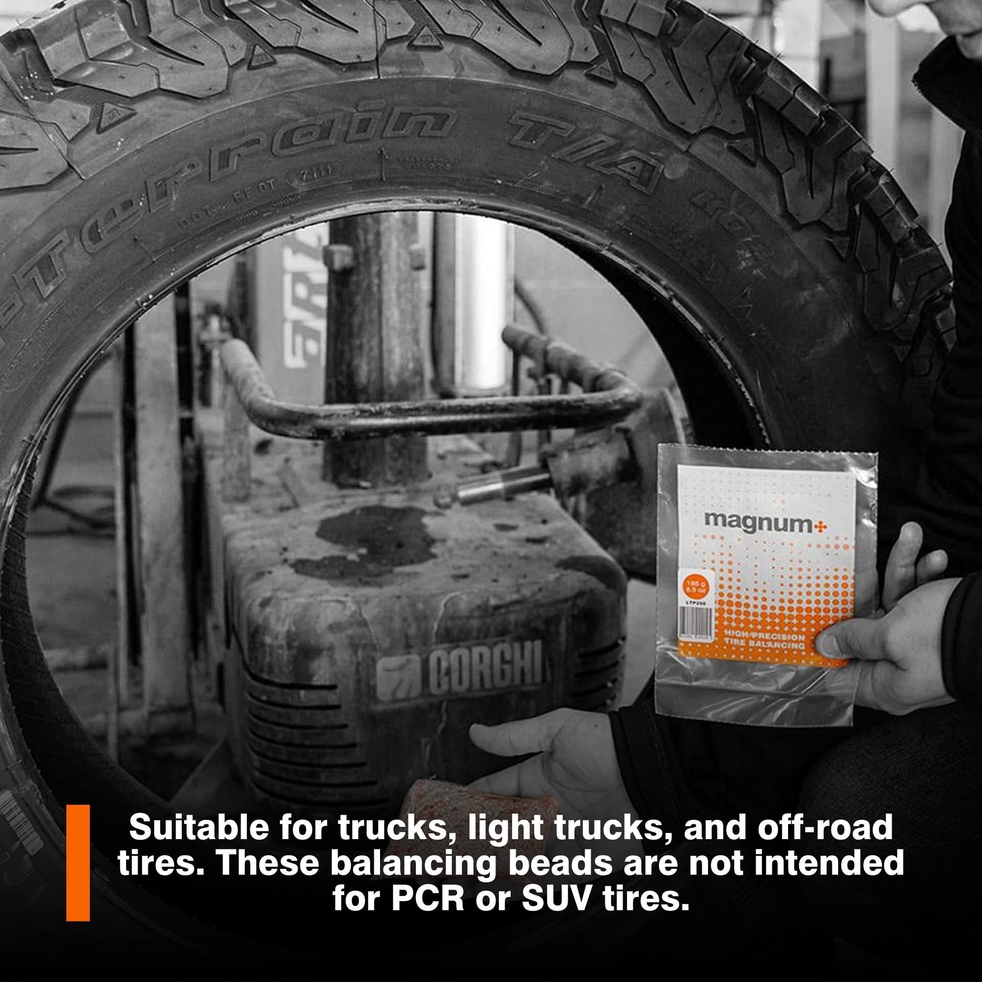 Martins Industries DPP700 Magnum+ Tire Balancing Beads - 8 Bags (23.5oz/667g per Bag) - Perfect for Truck, RV & Off-Road Vehicle Tire Balancing