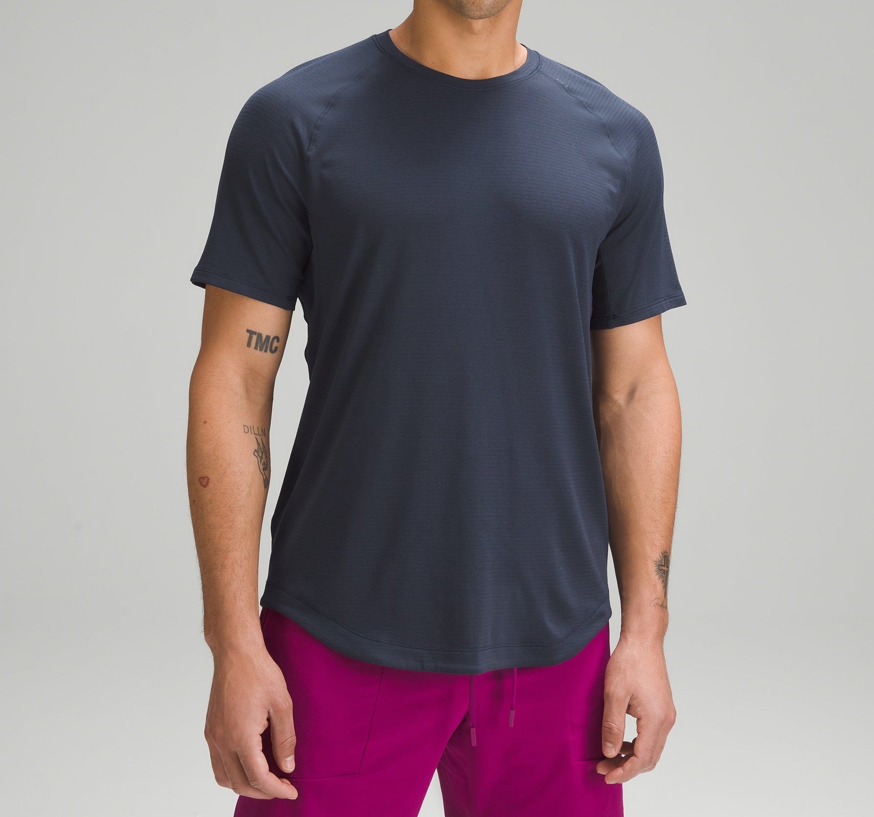Lululemon License to Train Short Sleeve Workout Shirt for Men - Moisture Wicking & Breathable Activewear for Gym, Running & Training