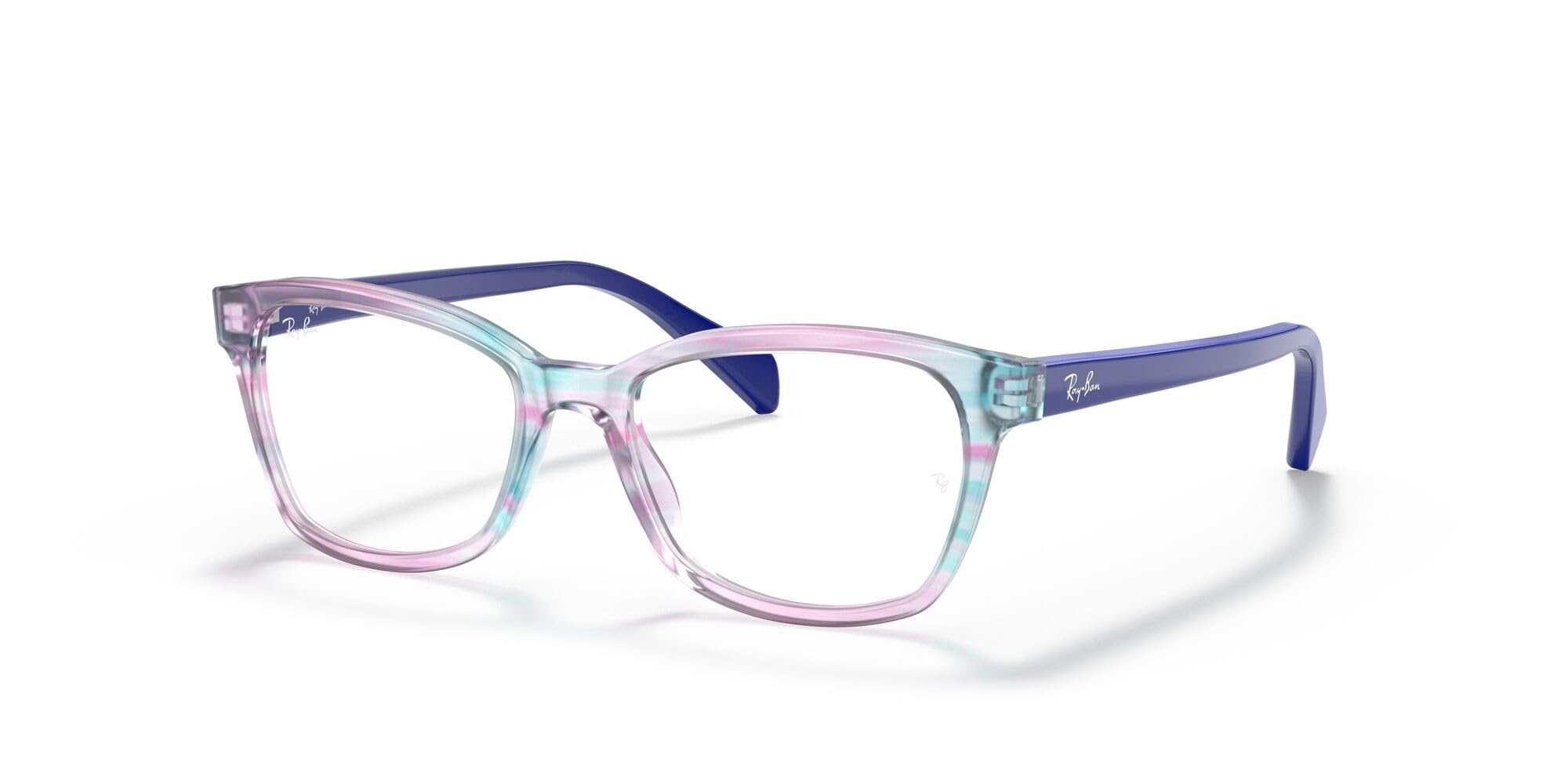 Ray-Ban Girls' Ry1591 Square Prescription Eyeglass Frames - Stylish & Durable Eyewear for Teens & Kids - Perfect for School, Reading & Everyday Wear