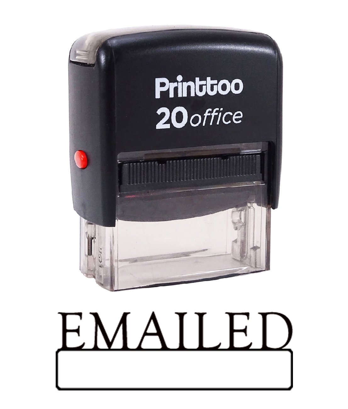 Custom Self-Inking Rubber Stamp for Office & Business - Personalized Email Address Stamp in Black - Perfect for Mail, Documents & Paperwork
