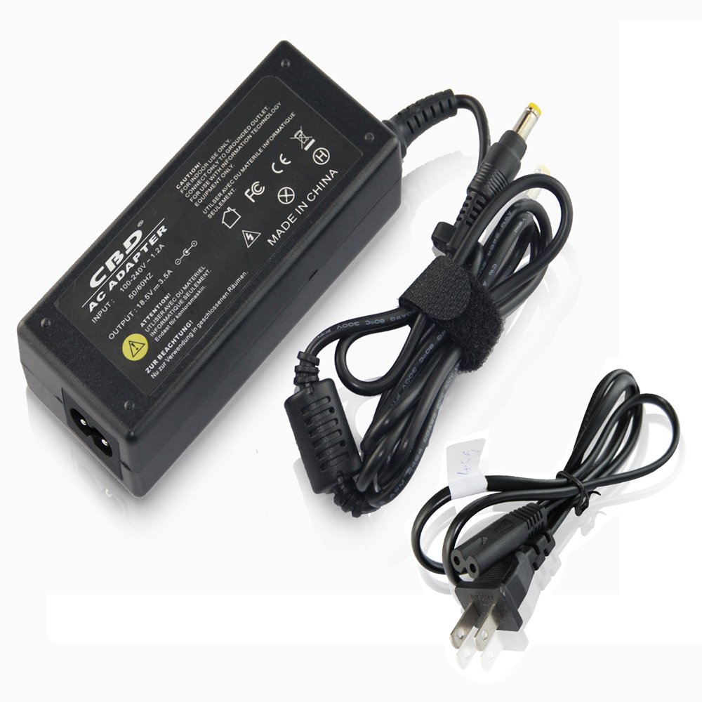 Original HP Laptop AC Adapter Power Supply Charger with Cord - Compatible with HP Notebooks for Home, Office & Travel Use