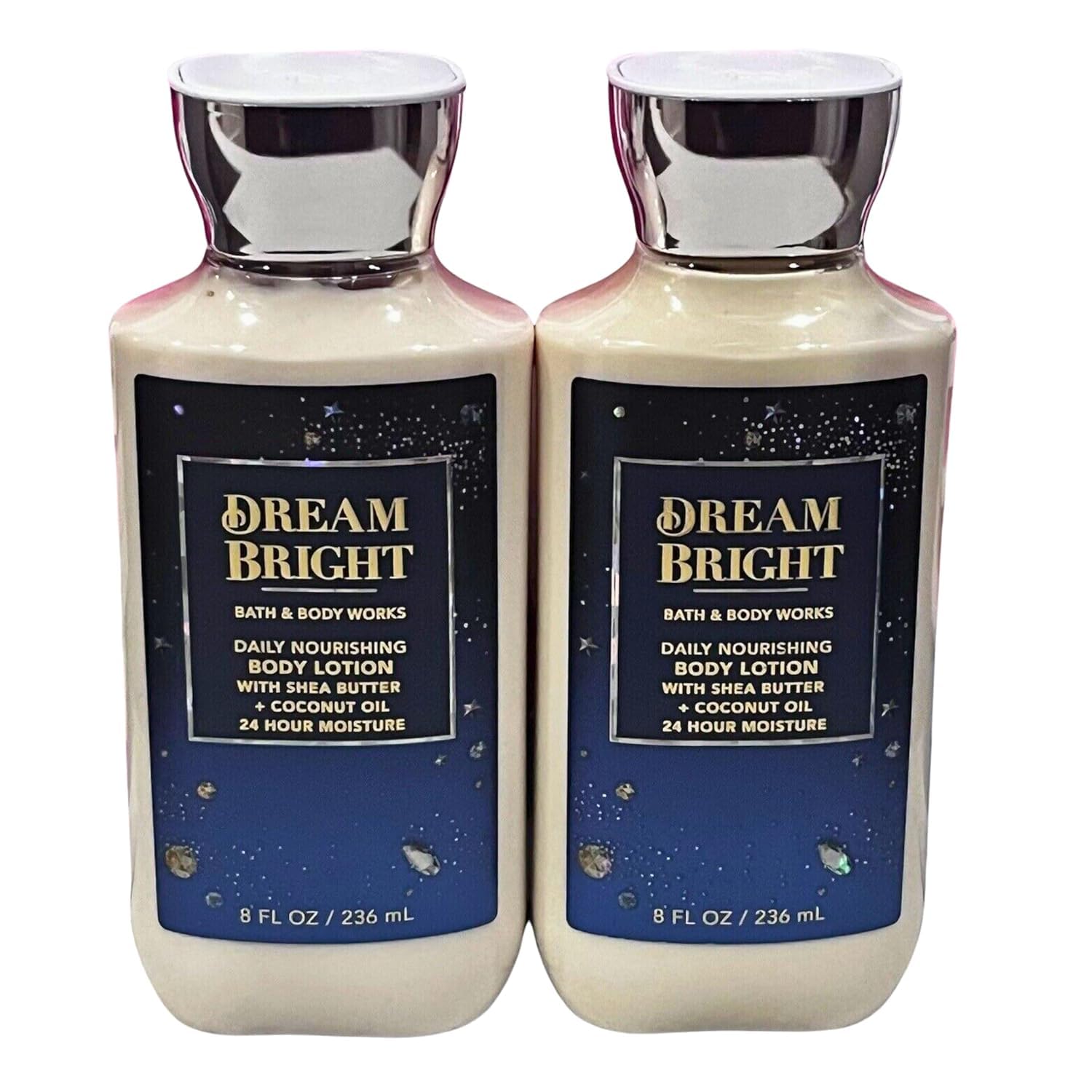 Bath and Body Works Dream Bright Body Lotion Set - 2 Pack (8oz Each) | Hydrating Moisturizer for Dry Skin | Perfect for Daily Use & Gift Giving