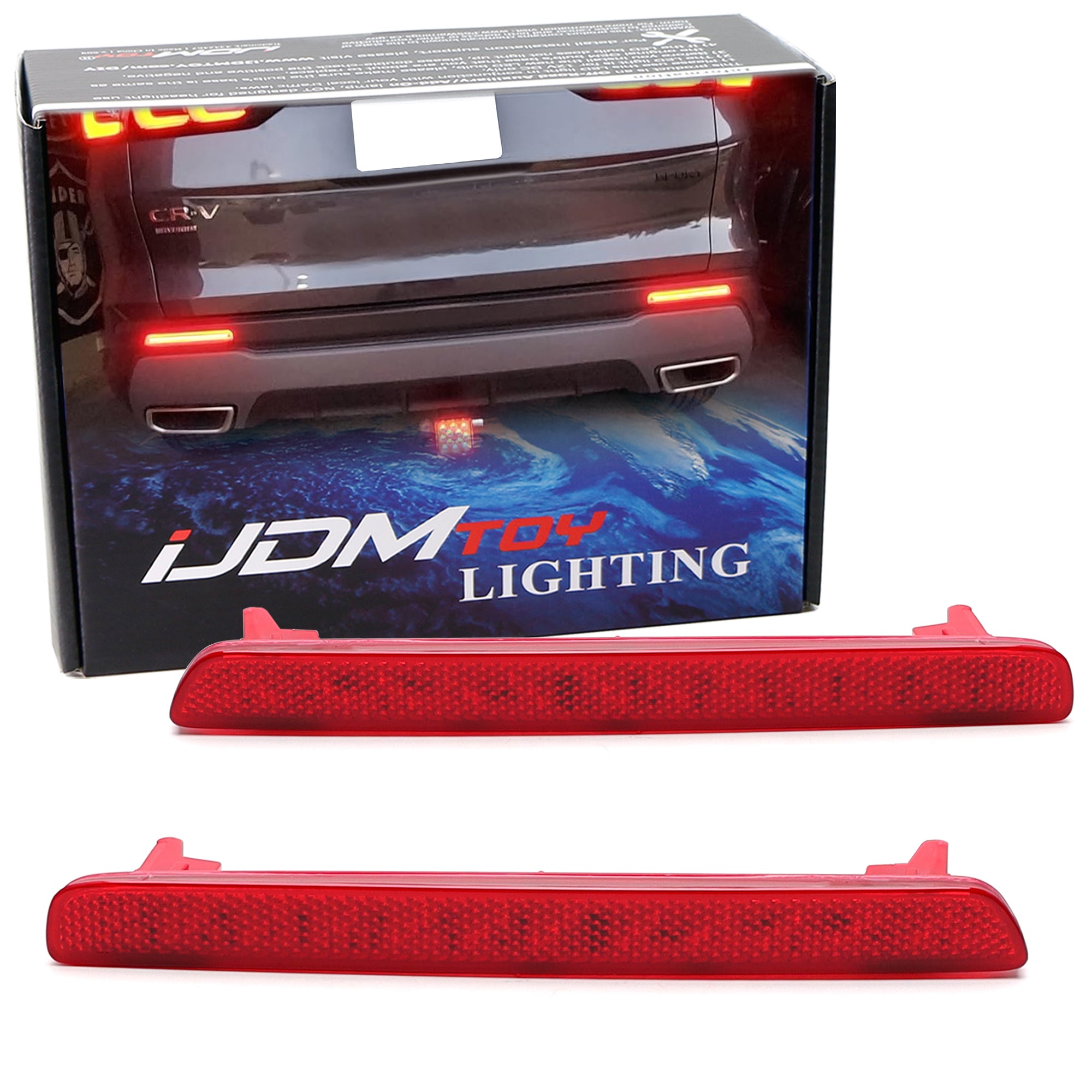 2023+ Honda CRV Full LED Bumper Reflector Lights - Sequential Turn Signals, Brake & Tail Lights | Enhanced Safety & Style for Night Driving & Custom Car Mods
