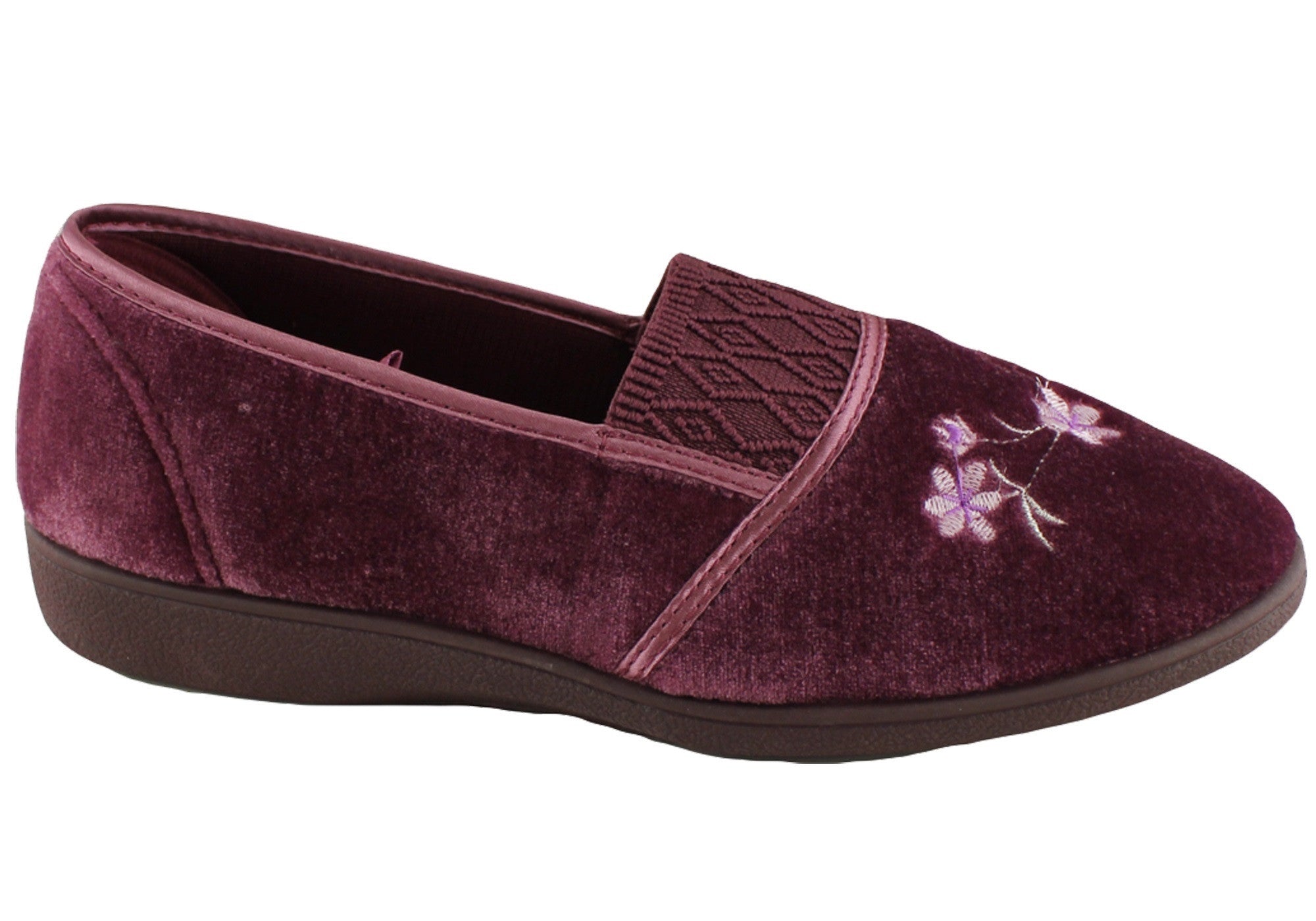 Grosby Sasha Women's Comfortable Indoor Slippers - Soft Plush House Shoes for Relaxing at Home, Lounging & Cozy Winter Wear