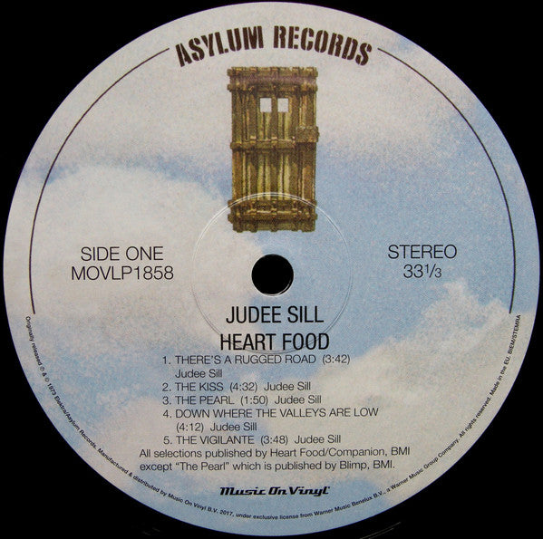 Judee Sill - Heart Food Vinyl LP Album (180g Reissue, Mint Condition) - Perfect for Vintage Music Collectors & Audiophiles