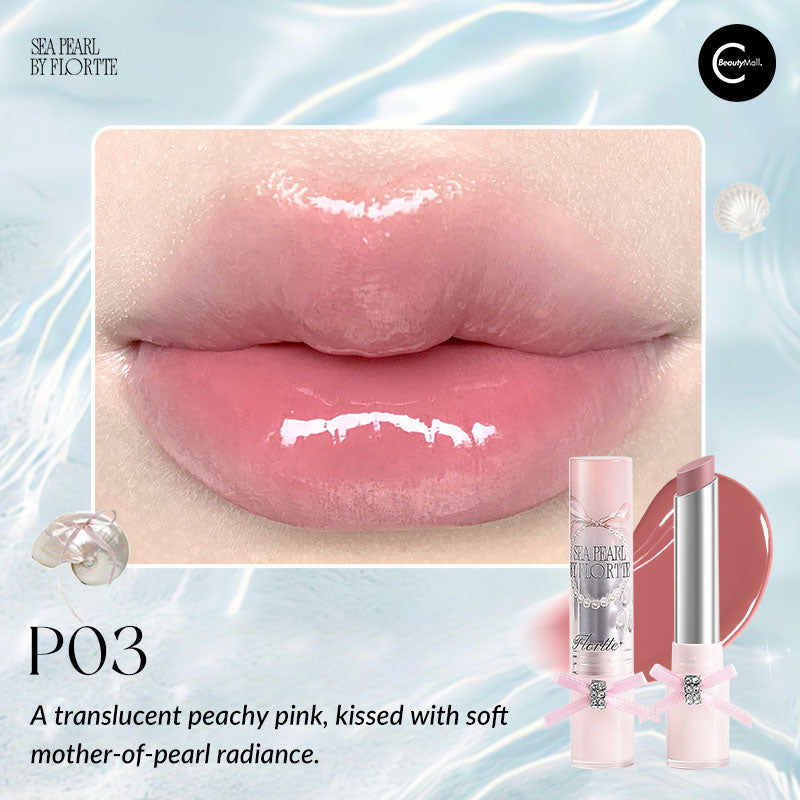 FLORTTE Glass Sea Collection – Hydrating Solid Lip Gloss with Shine | Perfect for Everyday Wear & Special Occasions