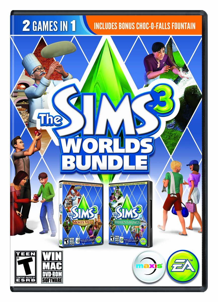 The Sims 3 Worlds Bundle for PC & Mac - Expand Your Virtual Life with Exciting New Game Worlds for Endless Storytelling & Adventures