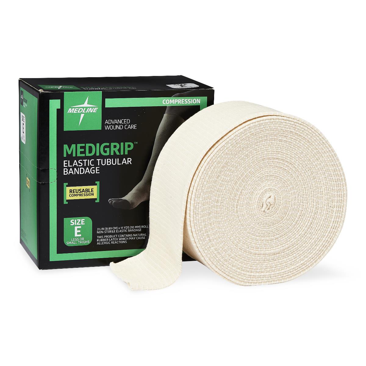 Medigrip Elasticated Tubular Bandage - Breathable Support Bandage for Arms, Legs & Joints (Various Sizes) - Ideal for Sports Injuries, Post-Surgery Recovery & Swelling Relief