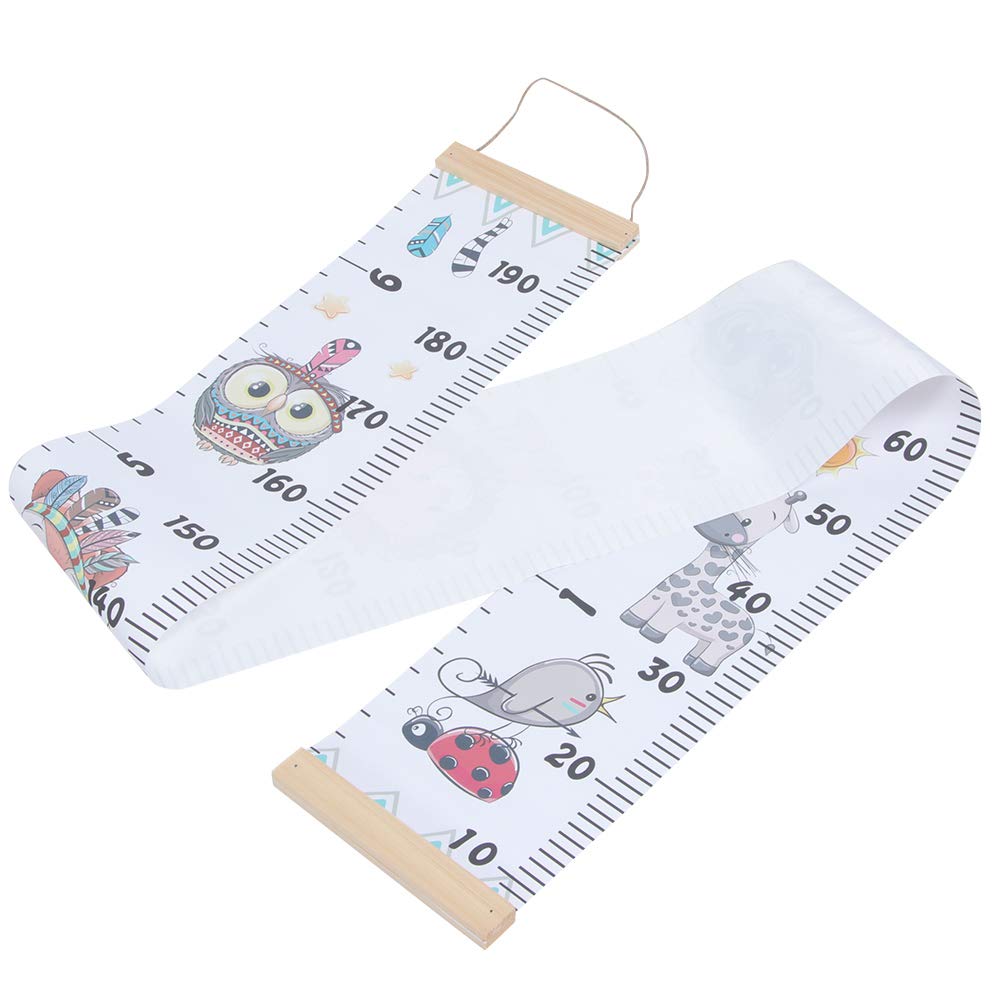 Growth Chart for Kids - Cute Removable Wall Ruler Sticker | Height Measure Decoration for Nursery, Bedroom & Playroom | Perfect Baby Shower Gift & Room Decor