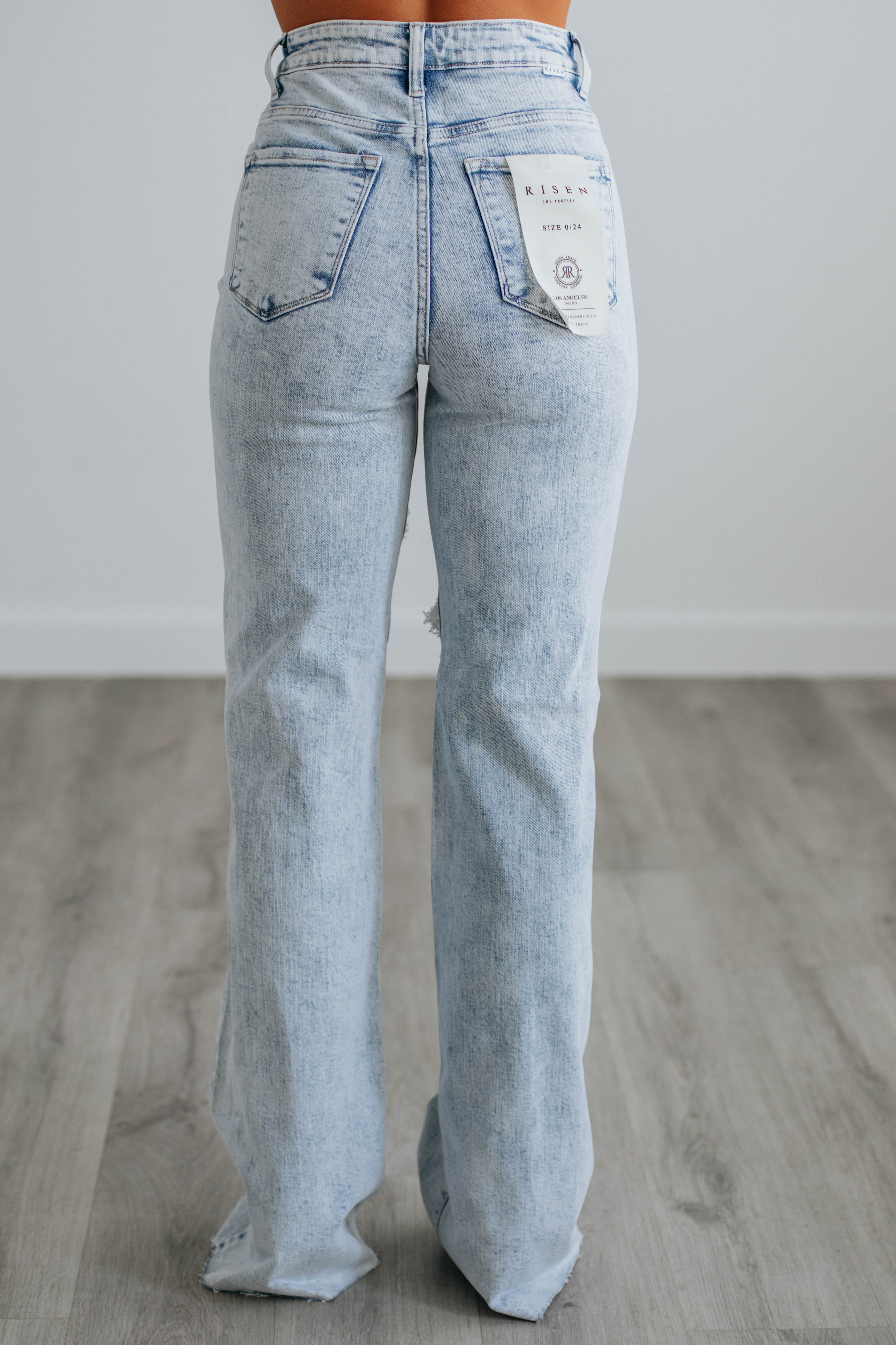 Georgia Risen Jeans - Light Wash Denim for Women | Comfortable High-Rise Skinny Jeans | Perfect for Casual Wear & Everyday Outfits