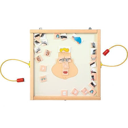 Funny Magnetic Face Wall Game for Kids - Interactive Family Activity for Playrooms & Classrooms