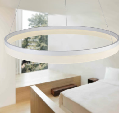 Modern LED Ceiling Light Fixture - 16 Inch Round Dimmable Flush Mount for Living Room, Bedroom, Kitchen | Energy Efficient Contemporary Lighting Design
