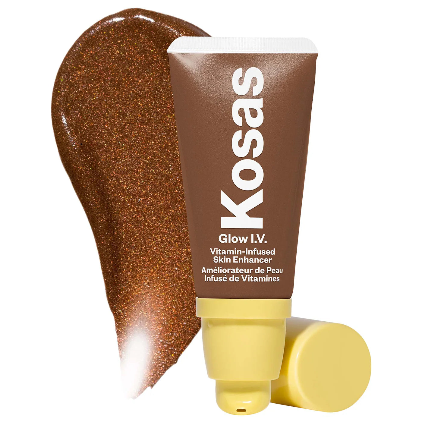 Kosas Glow I.V. Vitamin Infused Skin Illuminating Enhancer - 30ml | Hydrating Face Serum with Vitamin Infusion for Radiant Glow | Perfect for Daily Skincare Routine & Makeup Prep