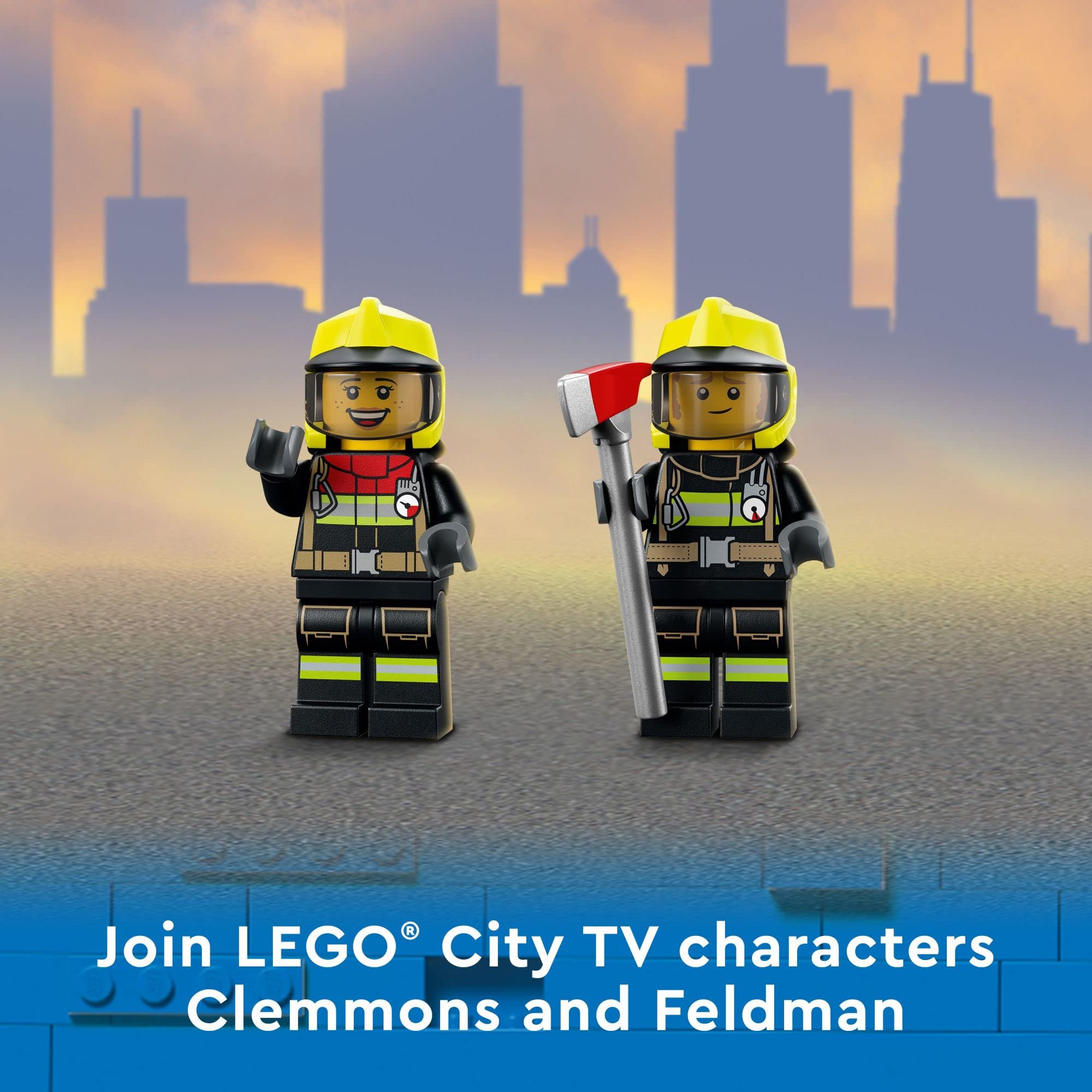 LEGO City Fire Brigade 60321 Building Toy Set with Fire Truck & 5 Minifigures - Pretend Play Fire Engine for Kids Ages 7+ | Creative STEM Learning & Birthday Gift for Boys & Girls | Perfect for Role Play & Home Decor