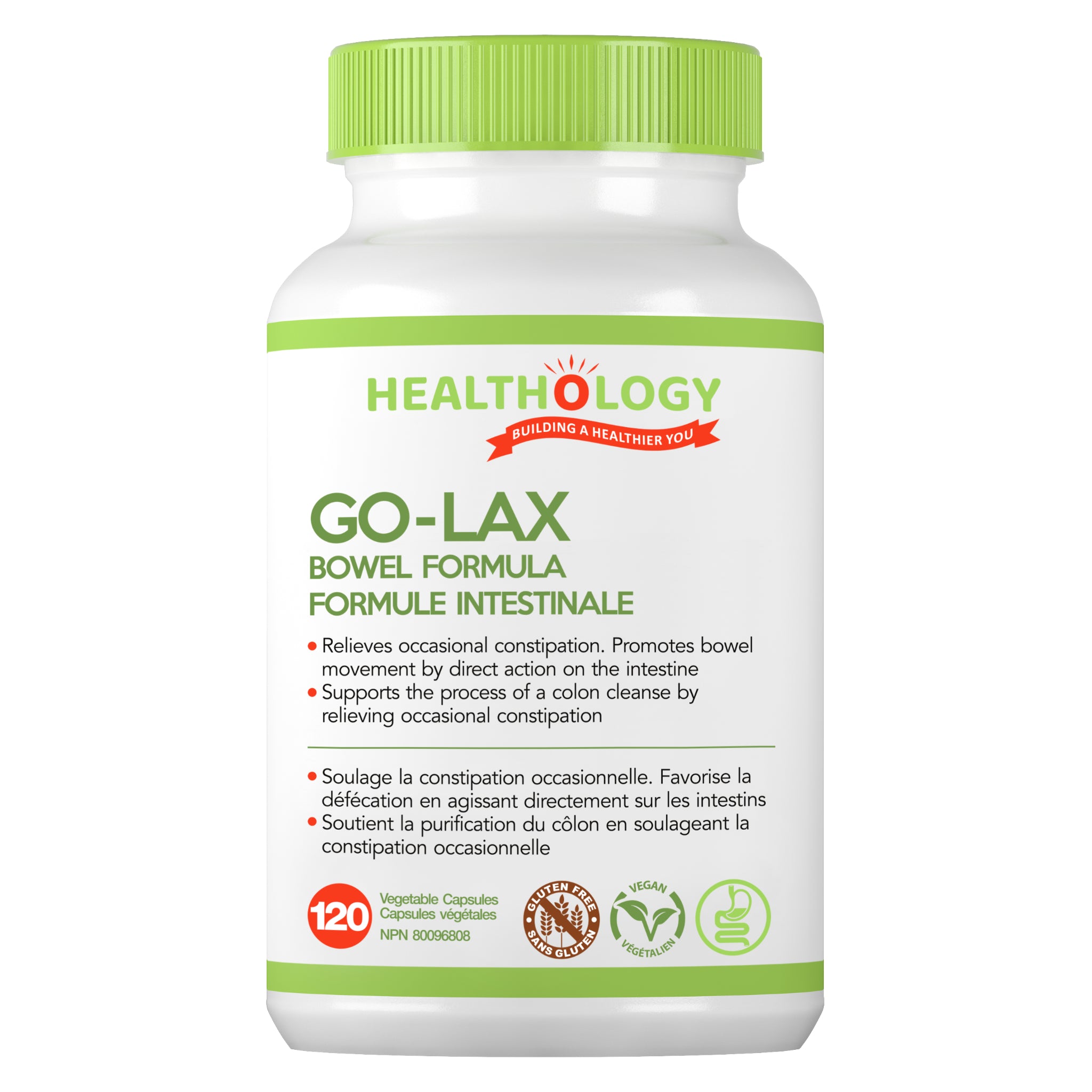 Go Lax Bowel Formula Supplement for Digestive Health & Constipation Relief - Supports Regularity & Gut Comfort - Ideal for Travel, Postpartum & Daily Wellness
