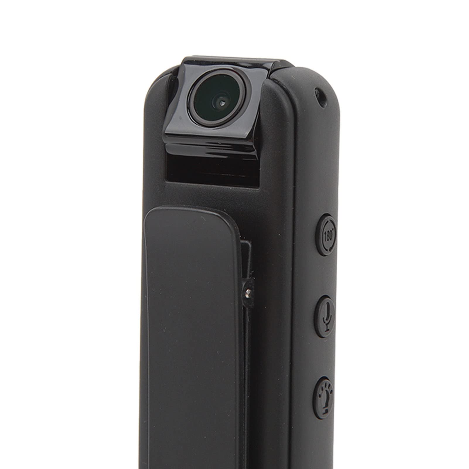 Aramox 1080P Body Mounted Camera with Night Vision, 180° Rotating Lens, Loop Recording & Motion Detection - Portable Camcorder for Car, Cycling, Security & Outdoor Adventures