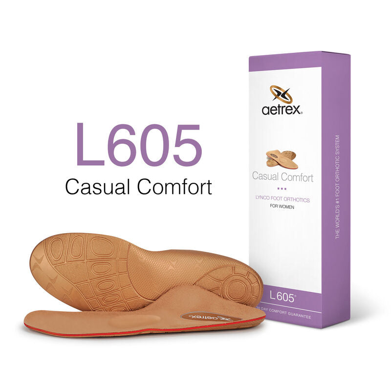 L605W Comfortable Metatarsal Orthotics for Flat Feet & Arch Support - Perfect for Running, Walking & Everyday Wear
