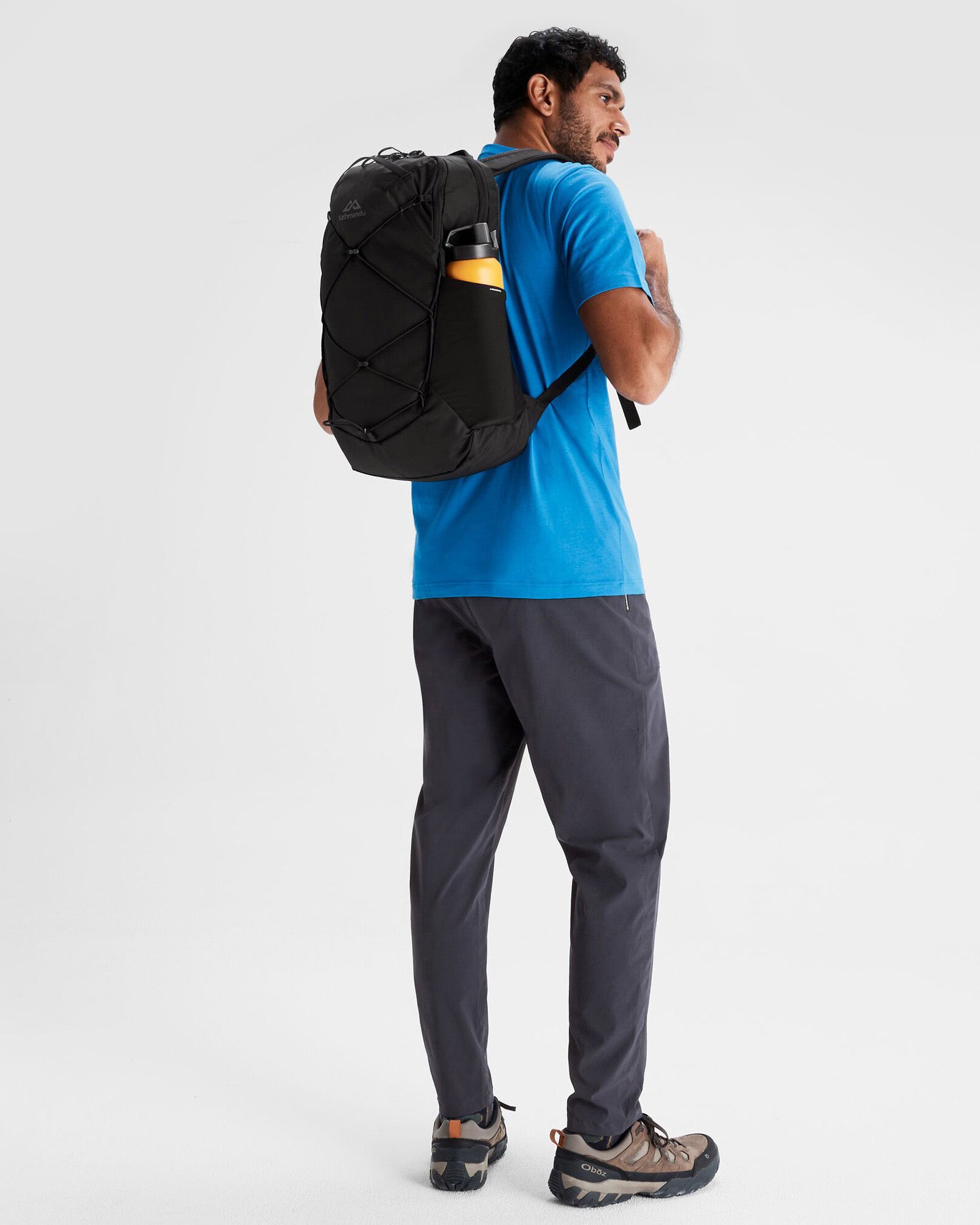 Axon Escape 22L Black Stingray Backpack - Lightweight Hiking & Travel Daypack for Outdoor Adventures, Commuting & College
