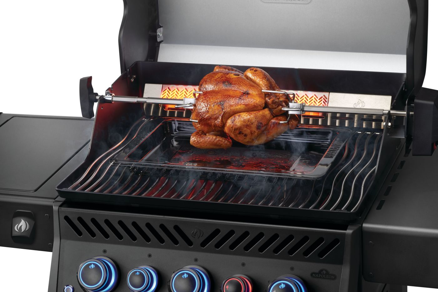 Napoleon Phantom Rogue PRO S 425 RSIB Gas Grill - Premium Outdoor BBQ Grill with Rotisserie Kit - Perfect for Backyard Parties, Camping & Tailgating
