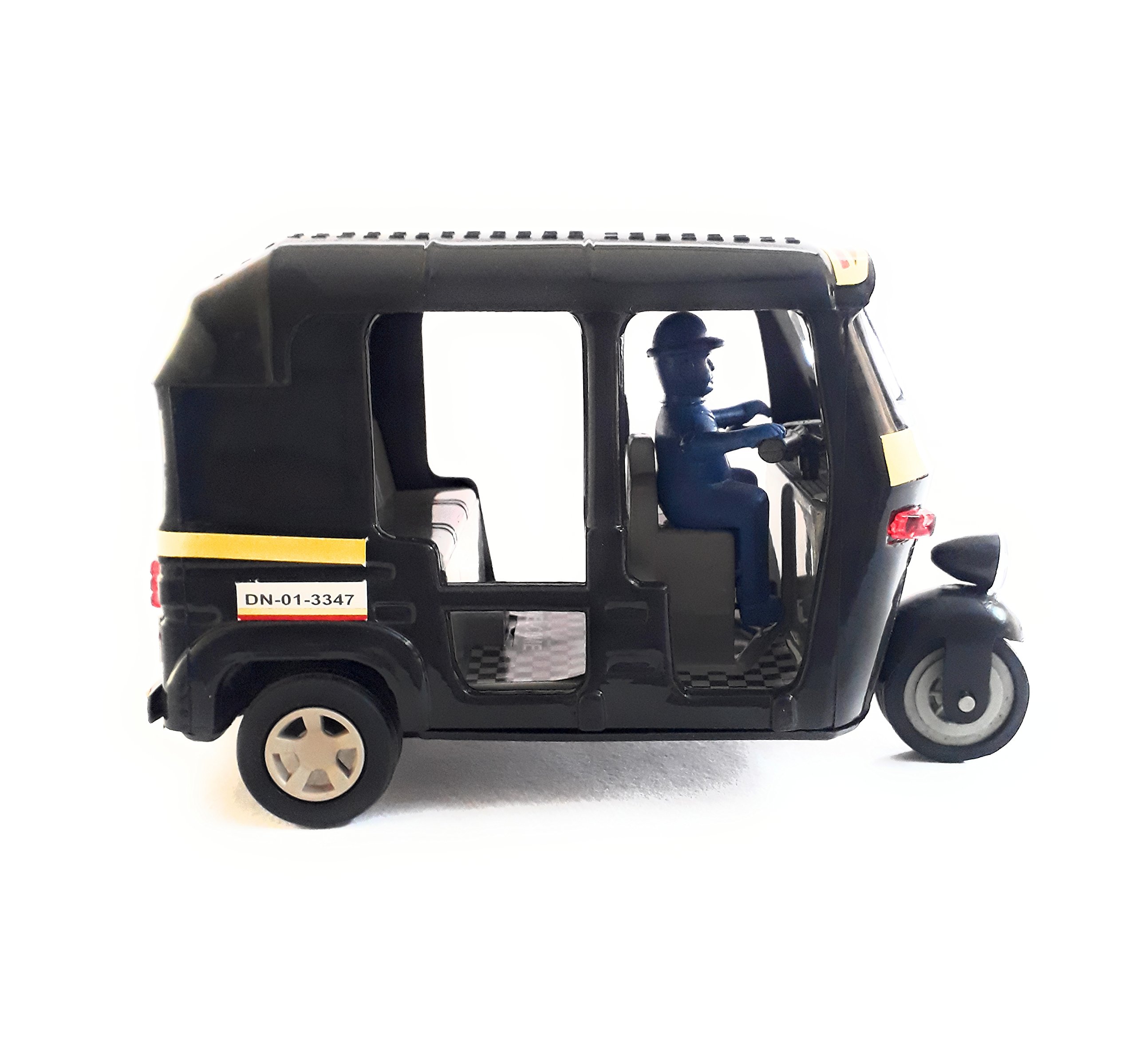 Auto Rickshaw & Ambulance Toy Set - 2 Piece Multicolor Vehicle Combo for Kids | Perfect for Pretend Play, Gift Giving & Early Learning Scenarios