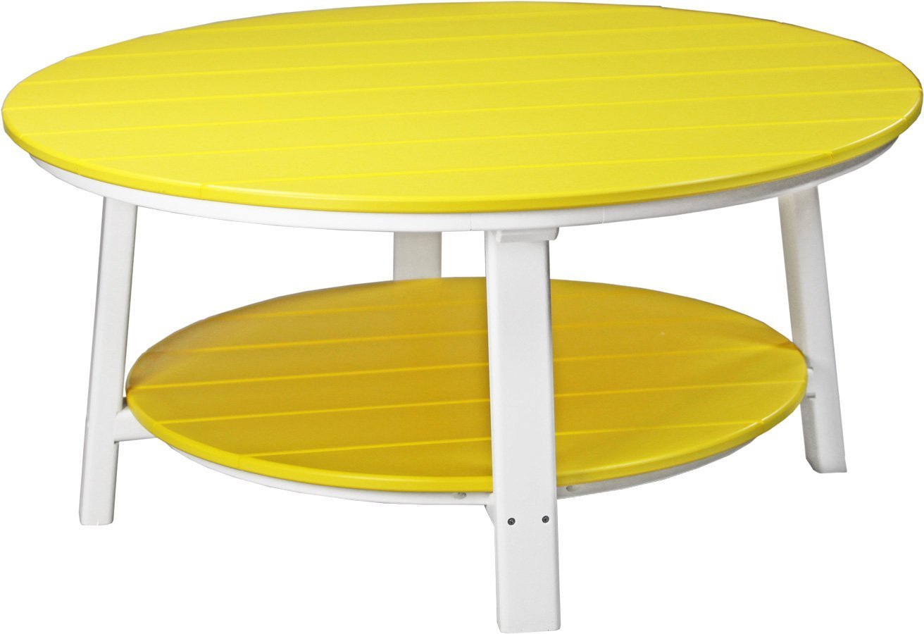 Yellow on White