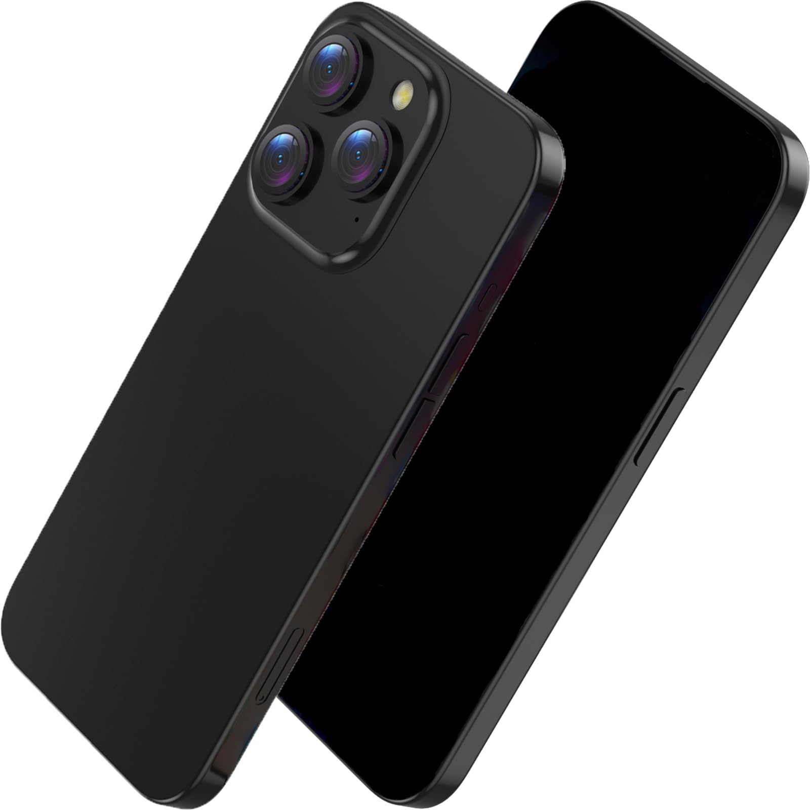 Fake iPhone 15 Pro Dummy Phone - Non-Working Display Model for Kids Play, Prank Props & Store Displays - Realistic Replica Smartphone (Black) - Perfect for Pranks, Retail Displays, Photography Props & Movie Sets