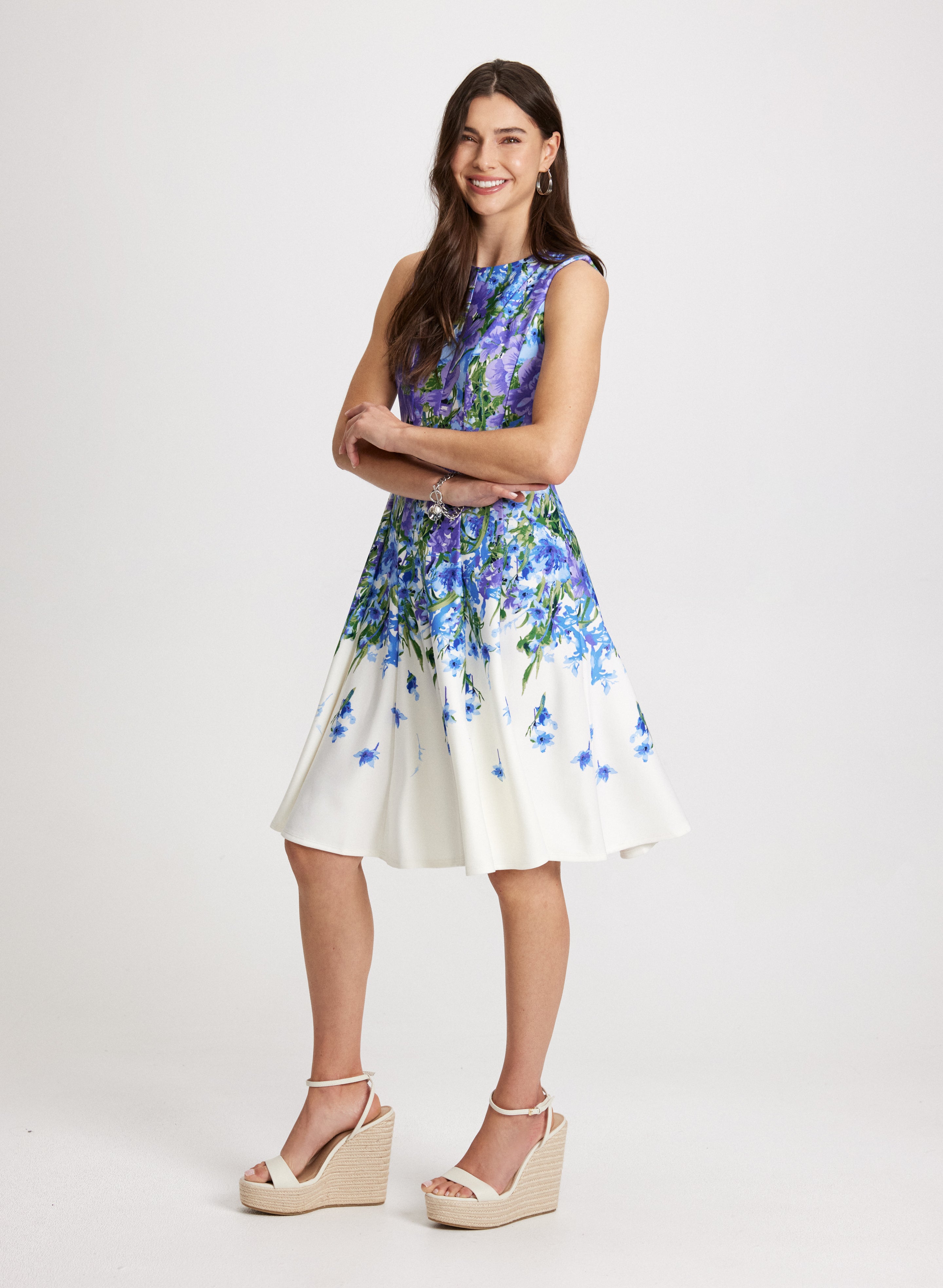 Floral Print Sleeveless Summer Dress for Women - Lightweight & Comfortable - Perfect for Beach, Vacation & Outdoor Parties