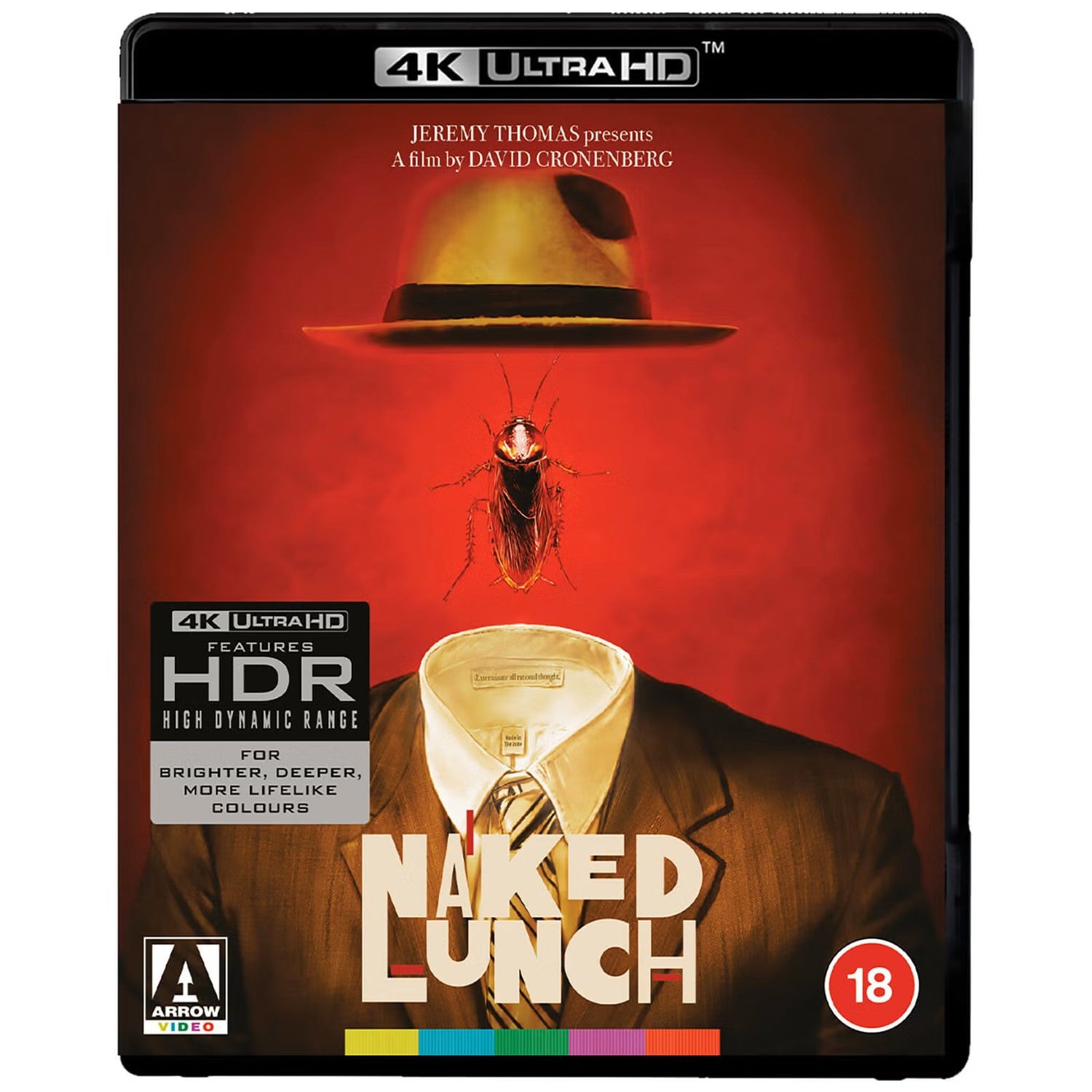Naked Lunch 4K UHD Blu-ray | David Cronenberg Cult Classic | Perfect for Movie Collectors & Sci-Fi Fans