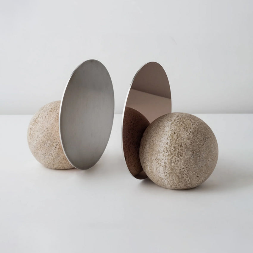 CDMX Design | Bruci Limited Edition Bookends - Stylish Book Holders for Home & Office Decor - Perfect for Bookshelves, Desks & Gifts