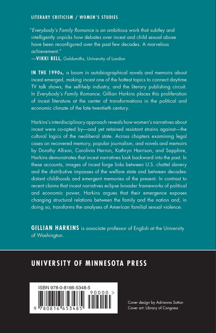 Everybody’s Family Romance: Reading Incest in Neoliberal America - Exploring Family Dynamics in Modern Society | Perfect for Sociology Students & Cultural Studies