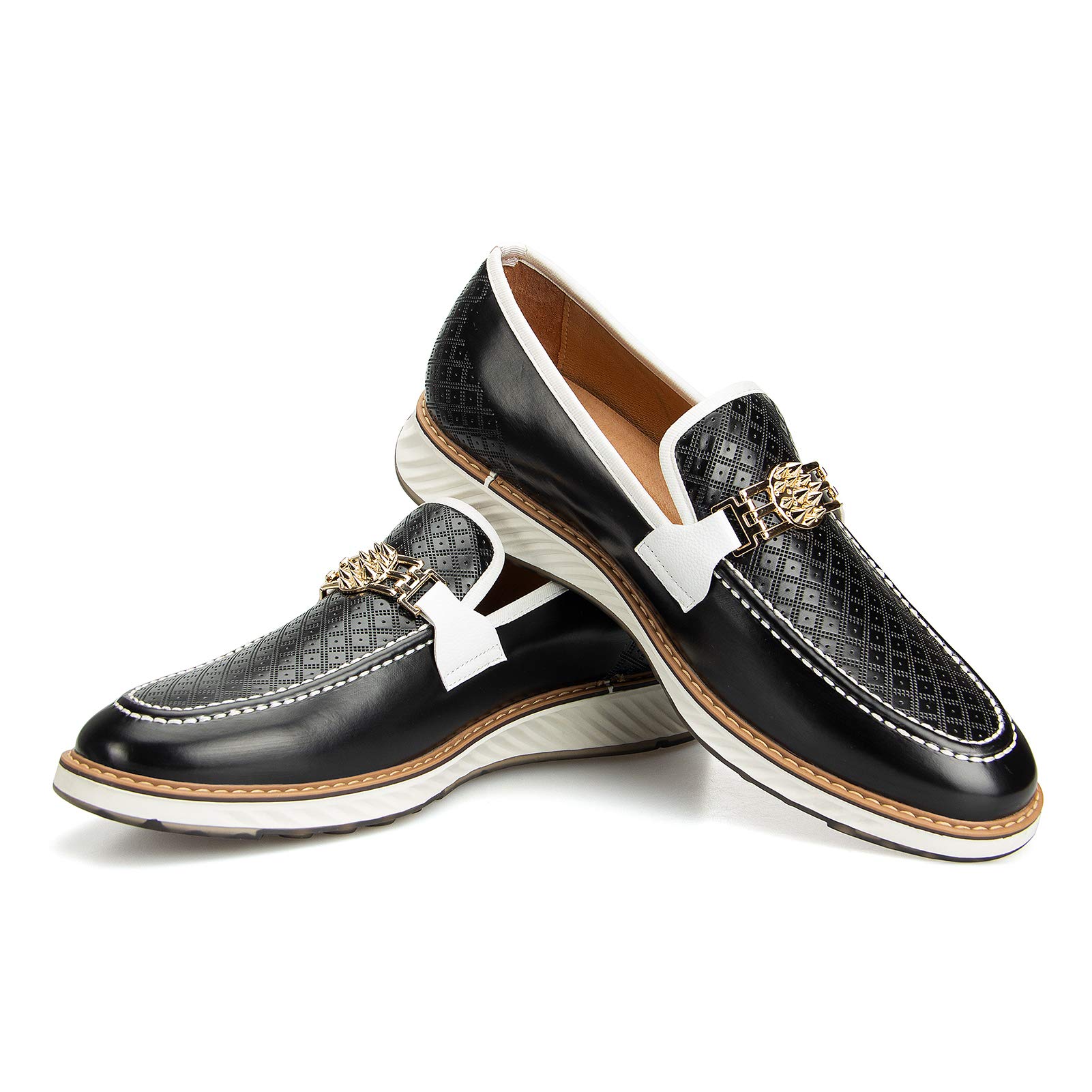 Meijiana Men's Oxford Dress Shoes - Lightweight Lace-Up Formal Shoes for Business & Wedding | Comfortable Office & Party Footwear