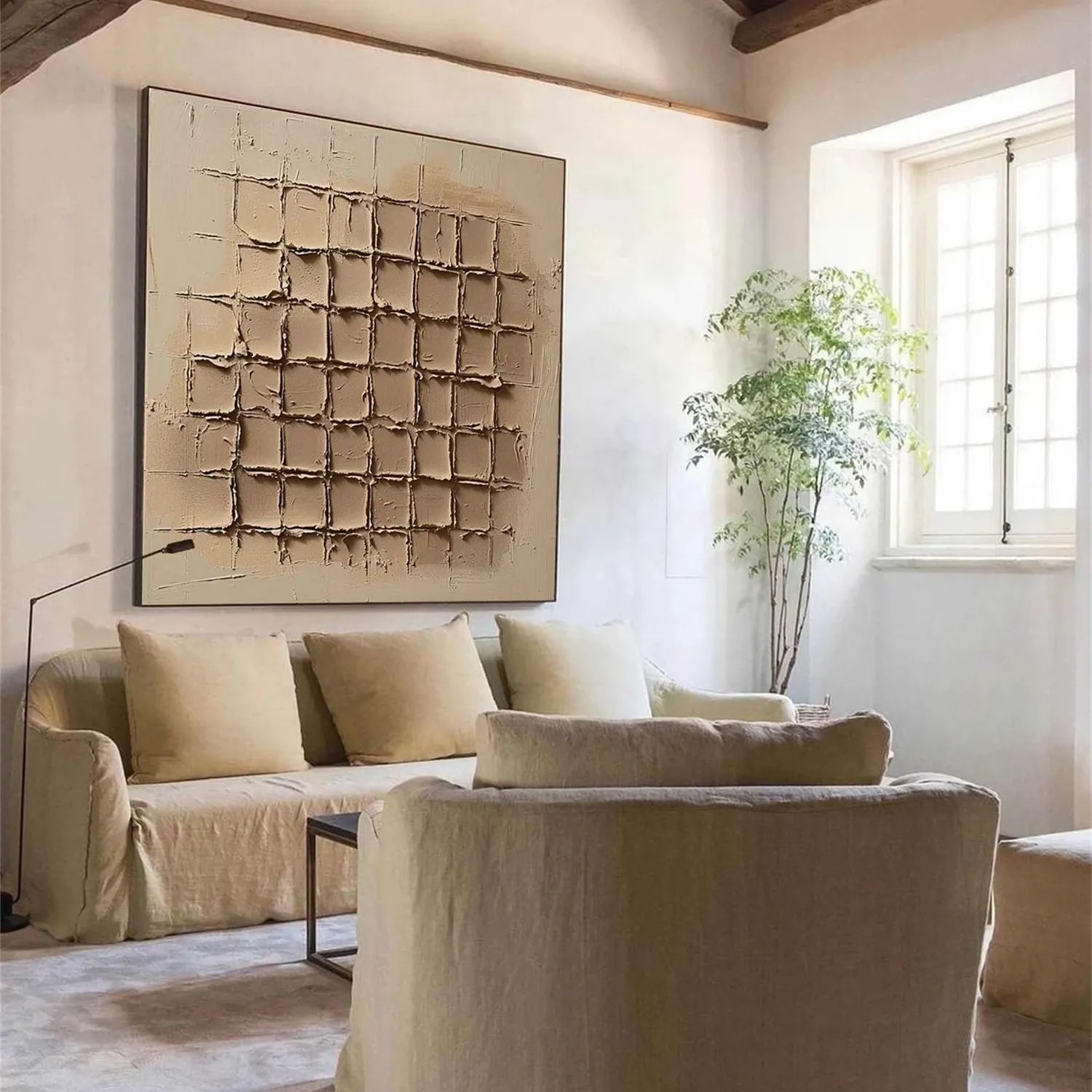 Abstract Tranquility Art Painting #WS171 - Modern Wall Decor for Living Room, Bedroom & Office - Calming Abstract Canvas Artwork